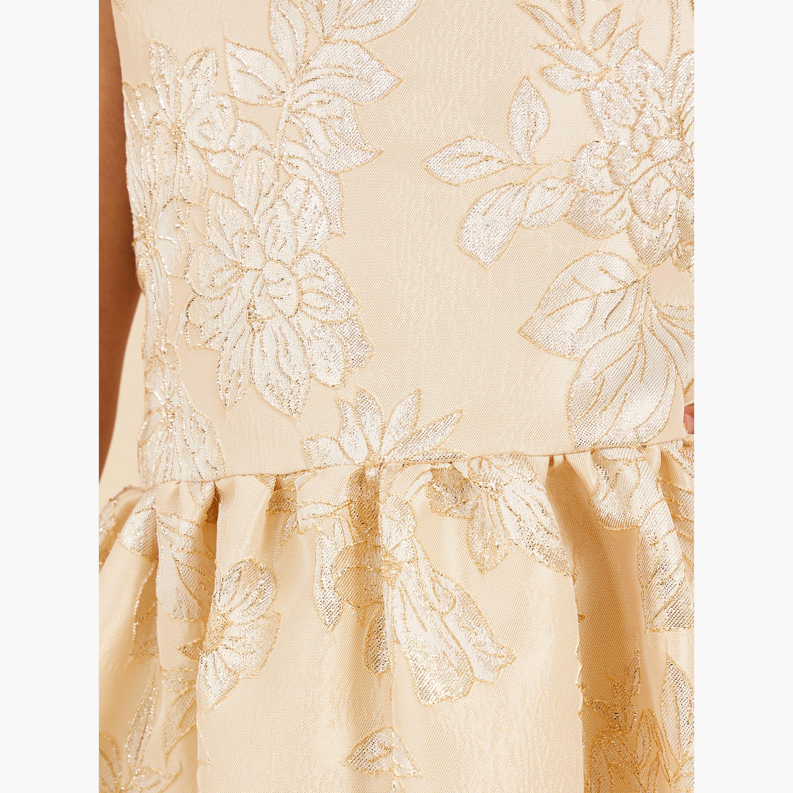 Styli Toddler Girls Jaquard dress with Bow-girls-clothing-dressesandjumpsuits-image-4