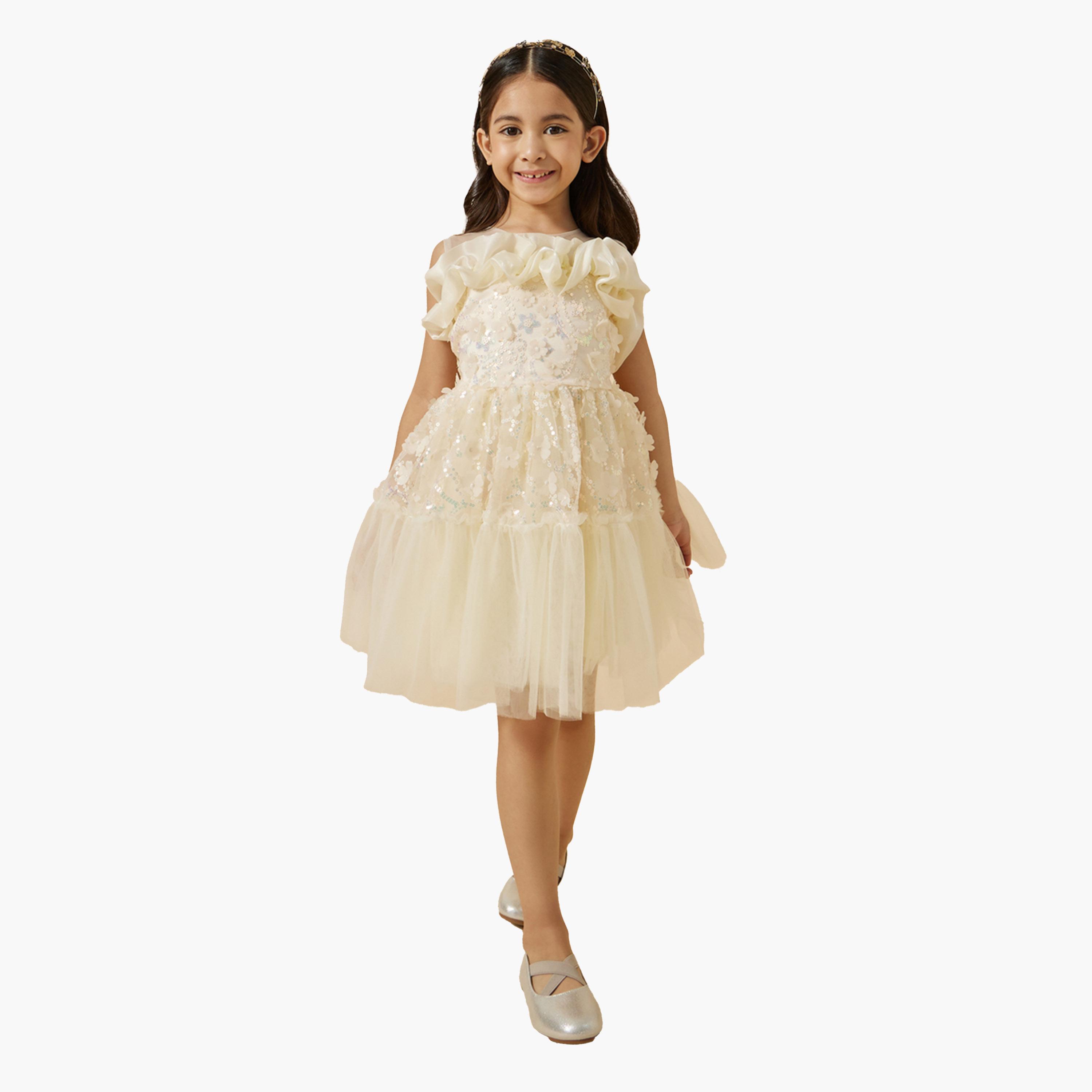 Styli Embellished Ruffled Detail Sleeveless Dress-girls-clothing-dressesandjumpsuits-image-3