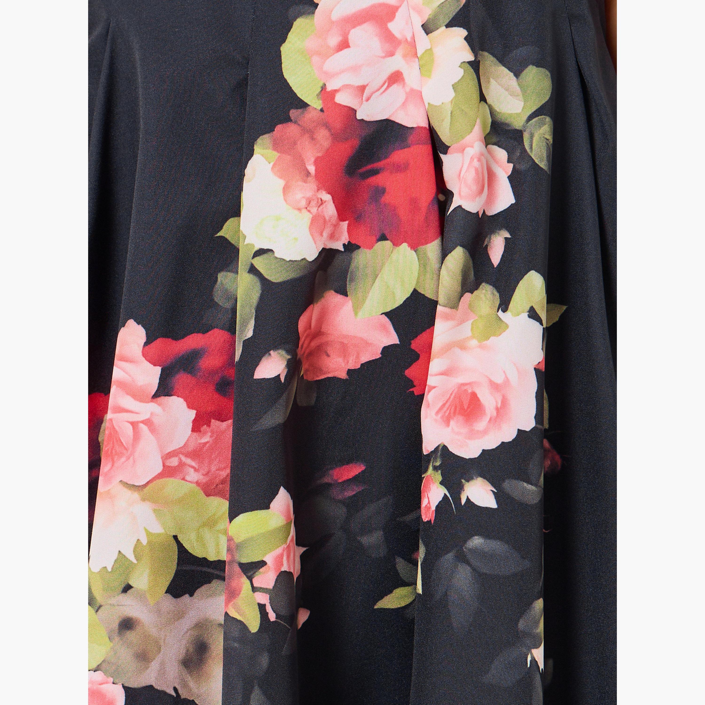 فستان بطبعة زهور بلا أكمام وحافة منفوخة-girls-clothing-dressesandjumpsuits-image-4