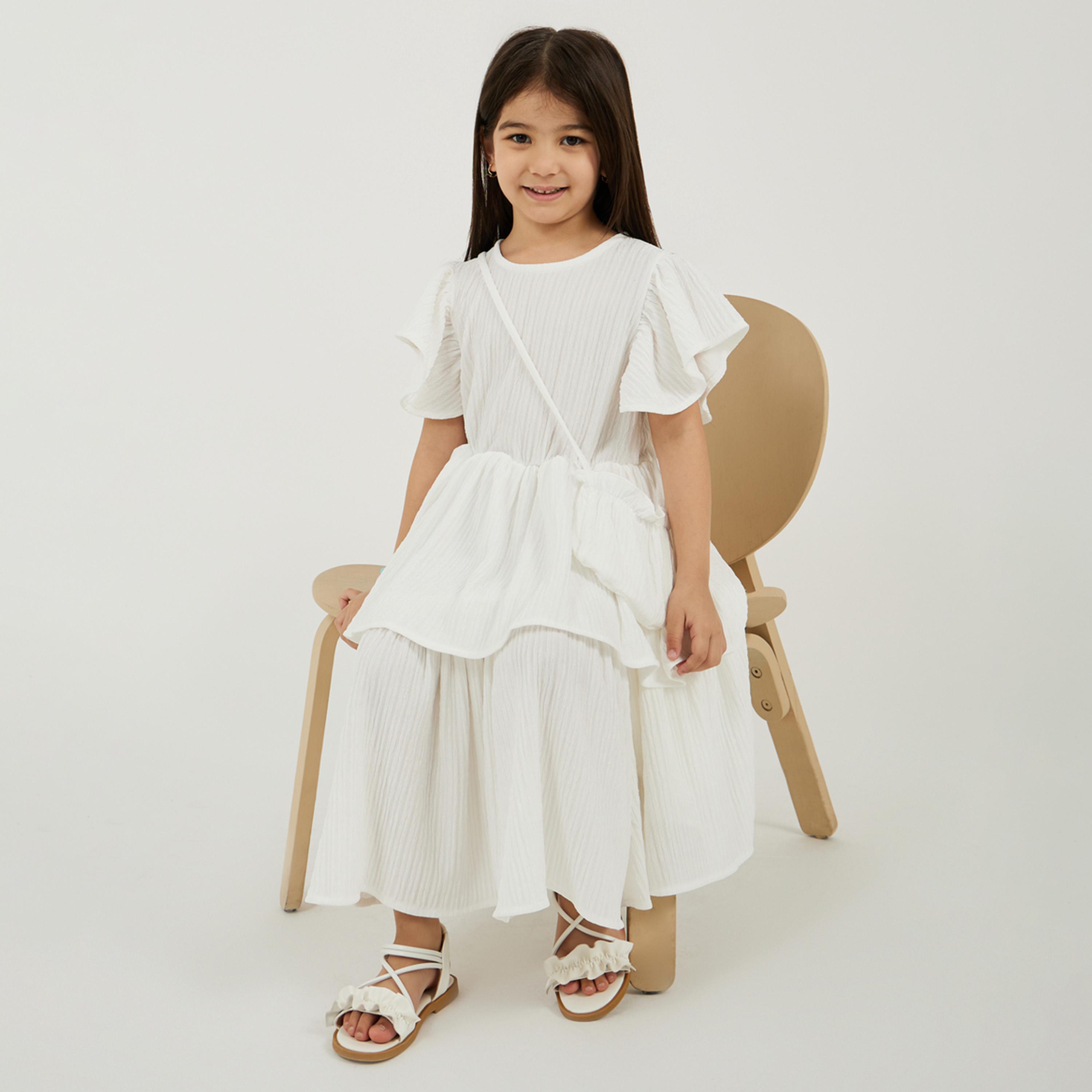 Styli Toddler Girls Dress With Bag-girls-clothing-dressesandjumpsuits-image-6