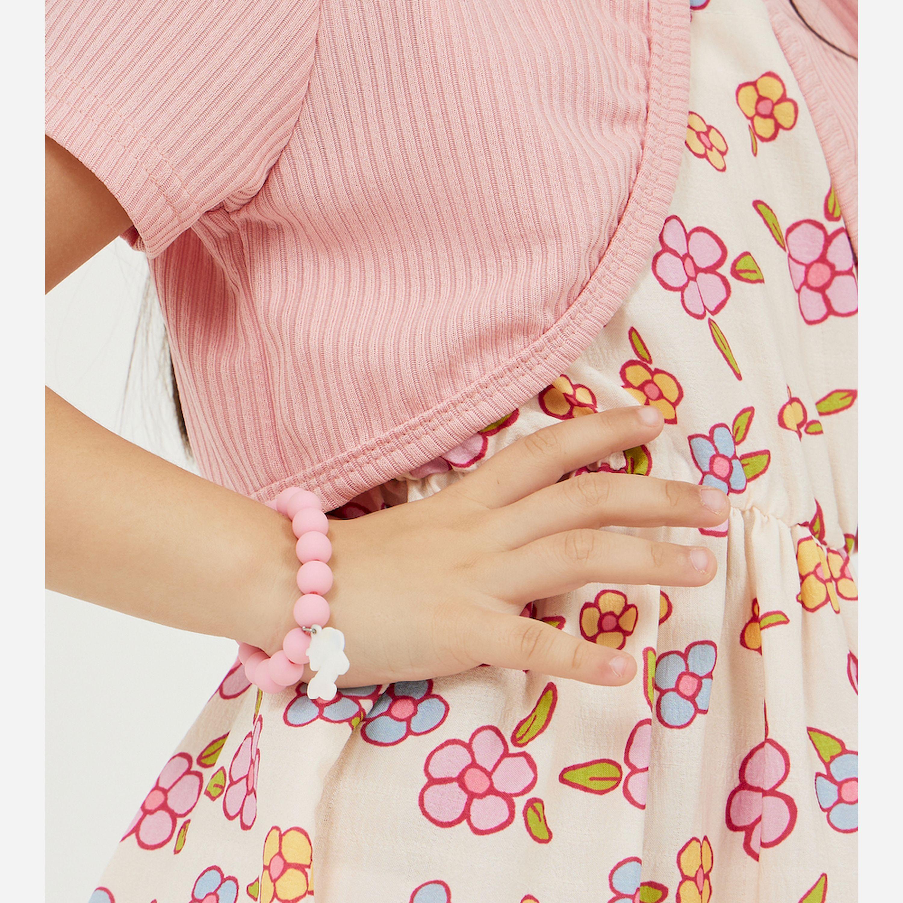 ستايلي - فستان محبوك للفتيات الصغيرات مع سترة-girls-clothing-dressesandjumpsuits-image-4