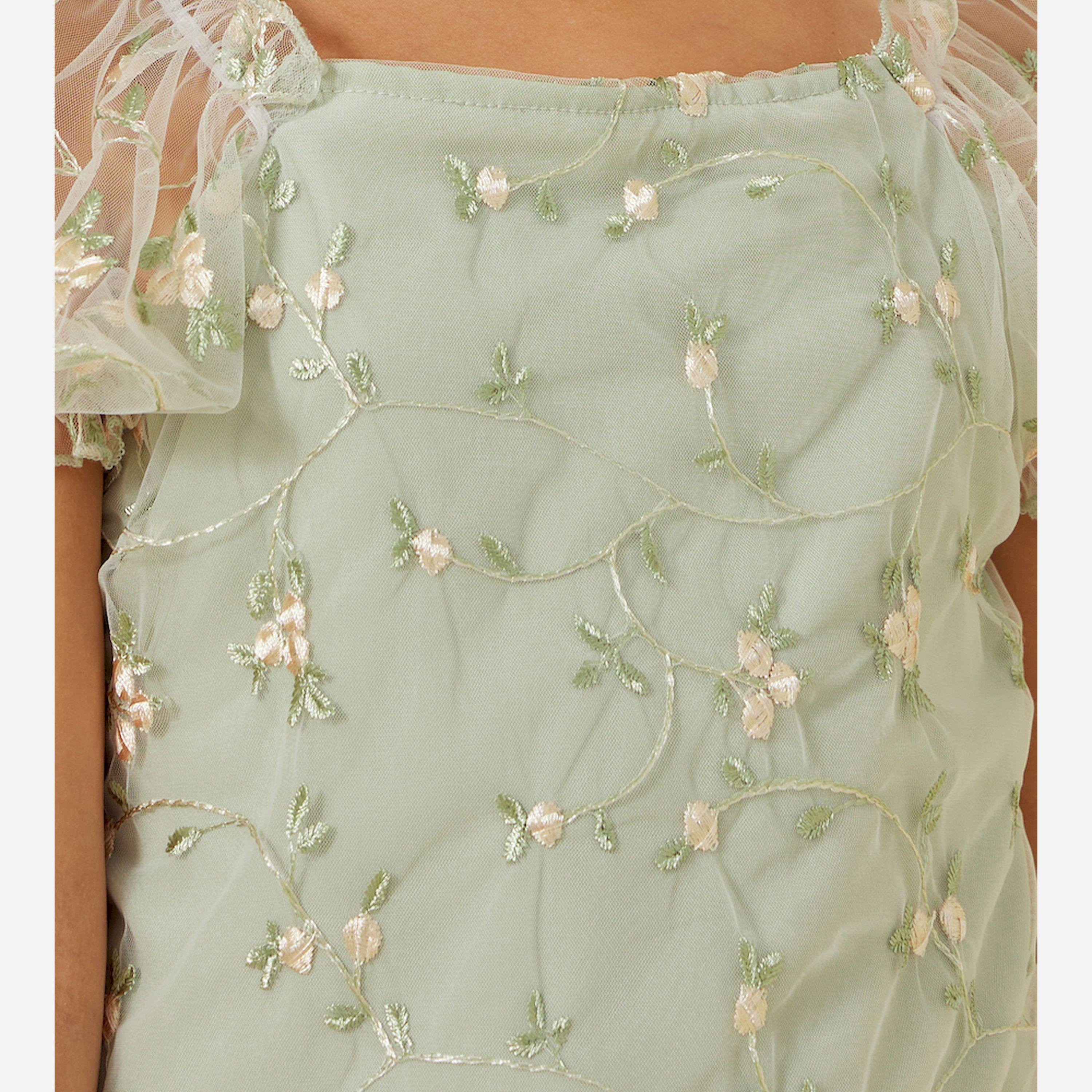 ستايلي - ليميتد - مجموعة بلوزة وتنورة مطرزة للفتيات المراهقات-girls-clothing-setsandcoords-image-4