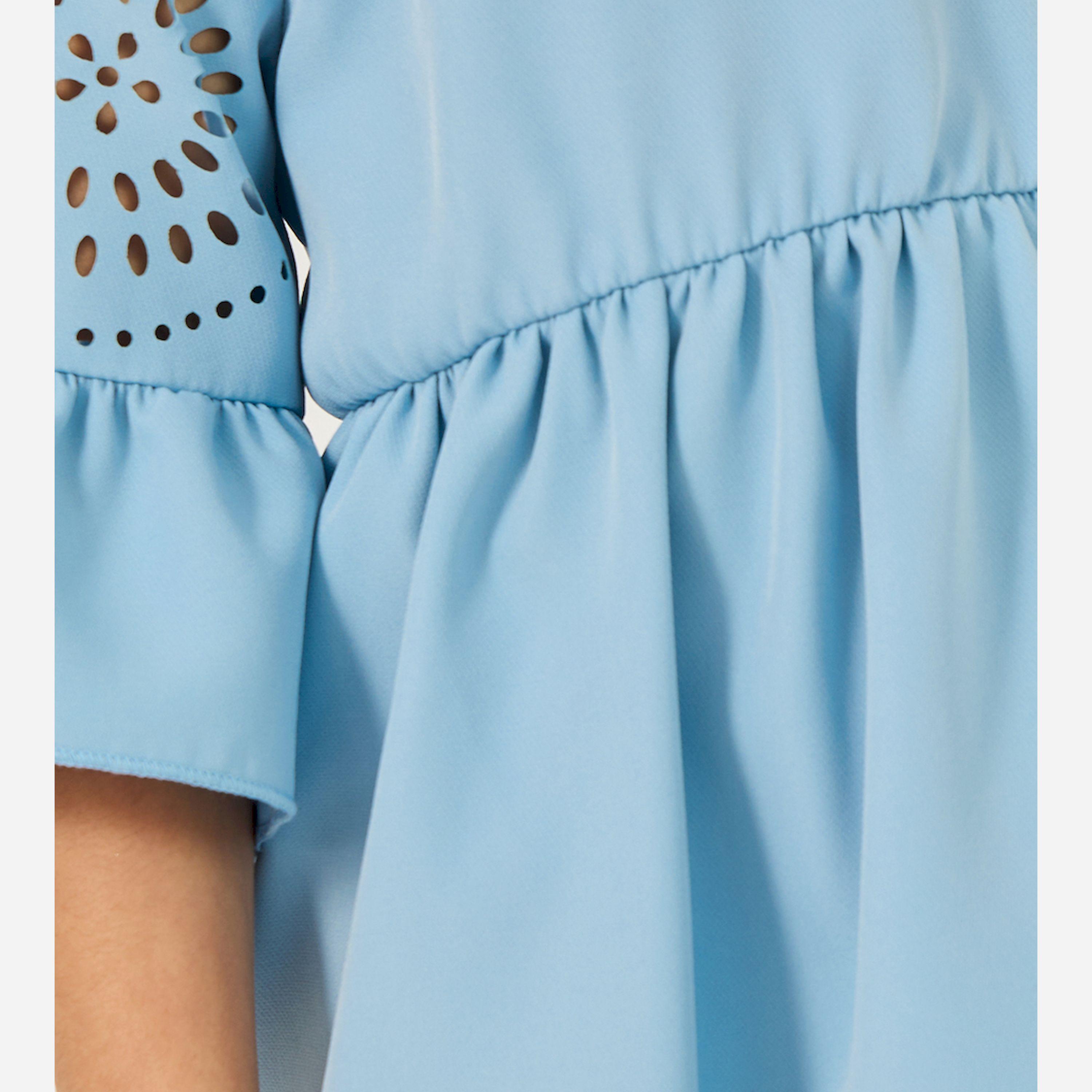 ستايلي - فستان بتصميم مقطوع بالليزر للبنات الصغيرات-girls-clothing-dressesandjumpsuits-image-5