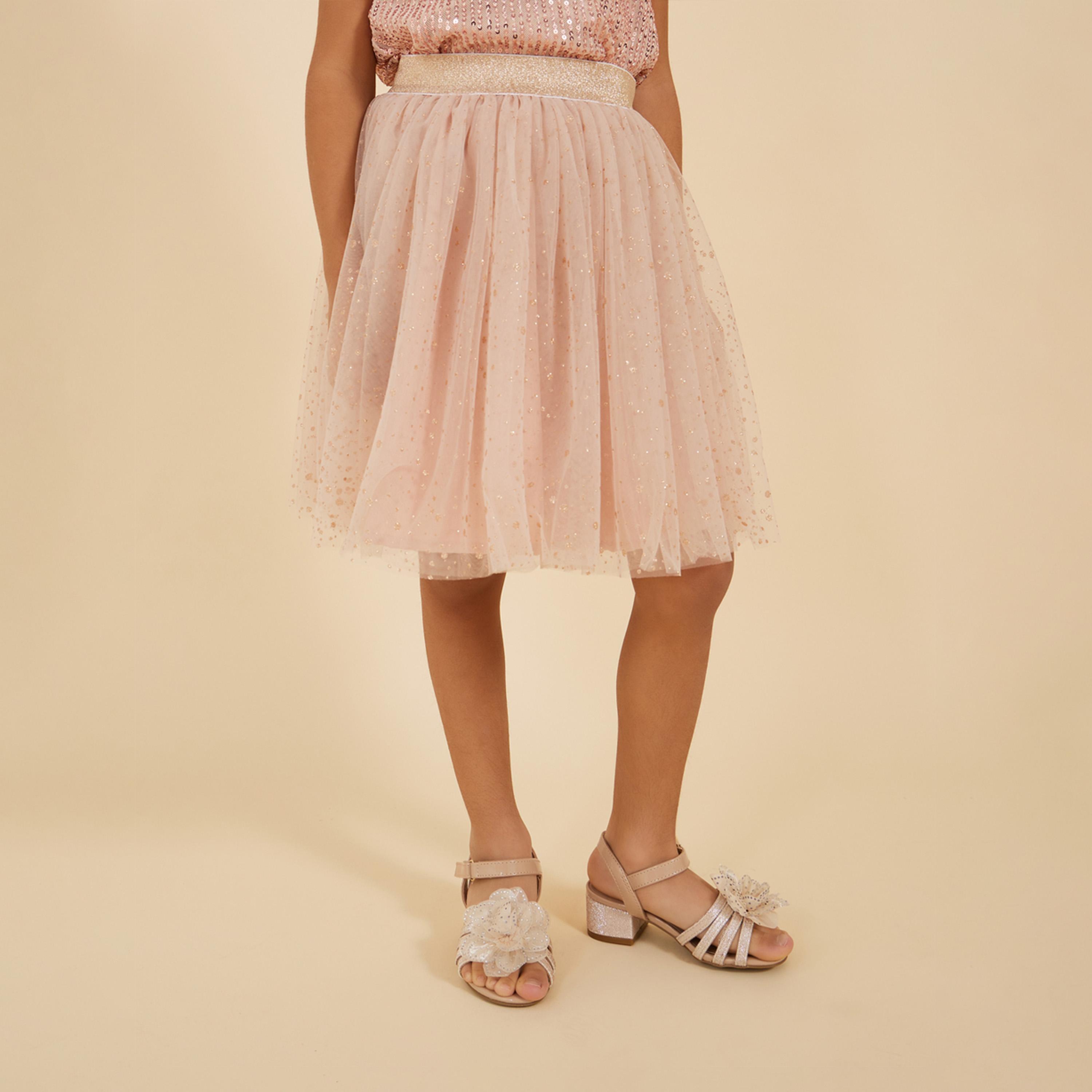 ستايلي - ليميتد - بلوزة وتنورة للبنات الصغار مزينة بالترتر-girls-clothing-setsandcoords-image-6