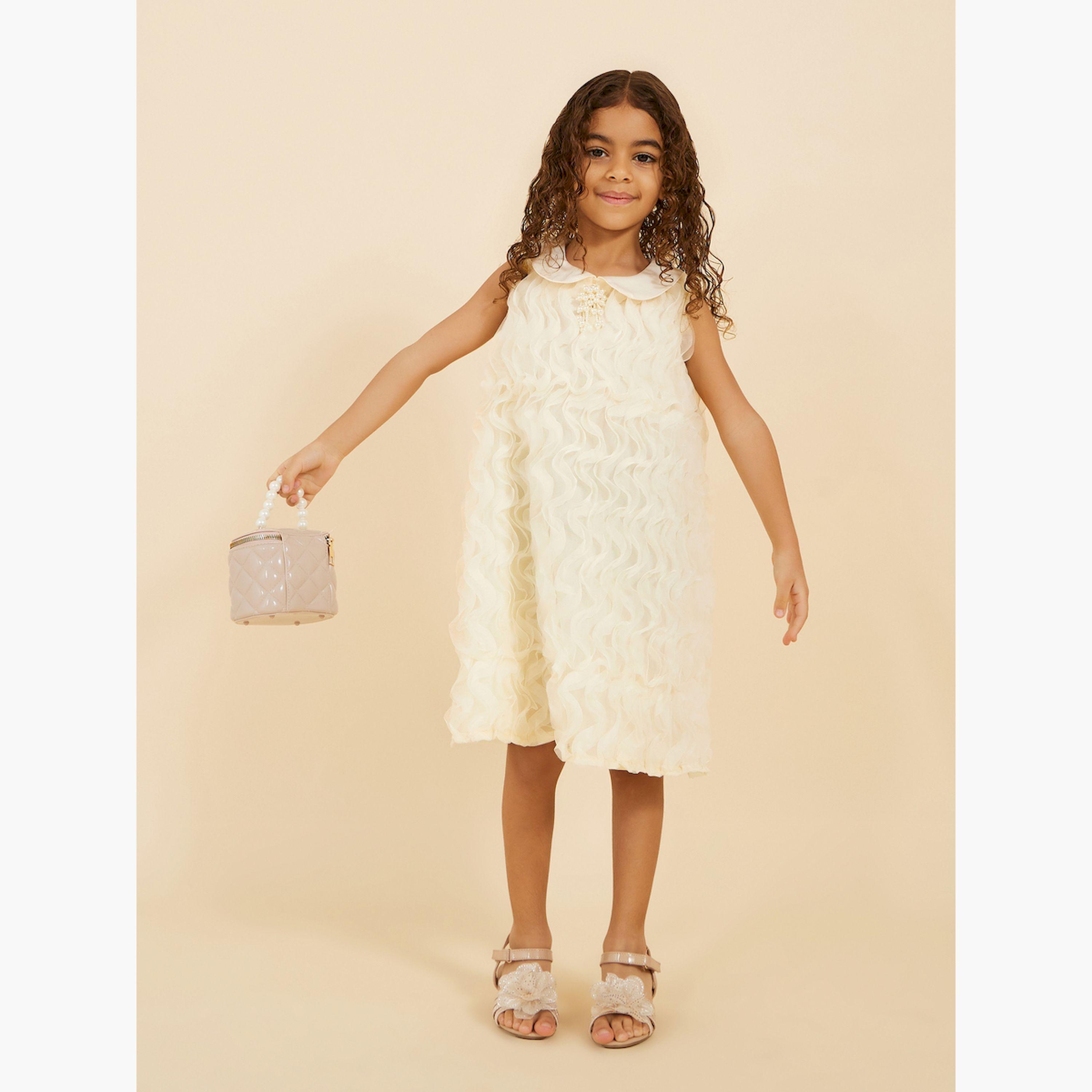 ستايلي - فستان شبكي بدون أكمام-girls-clothing-dressesandjumpsuits-image-2