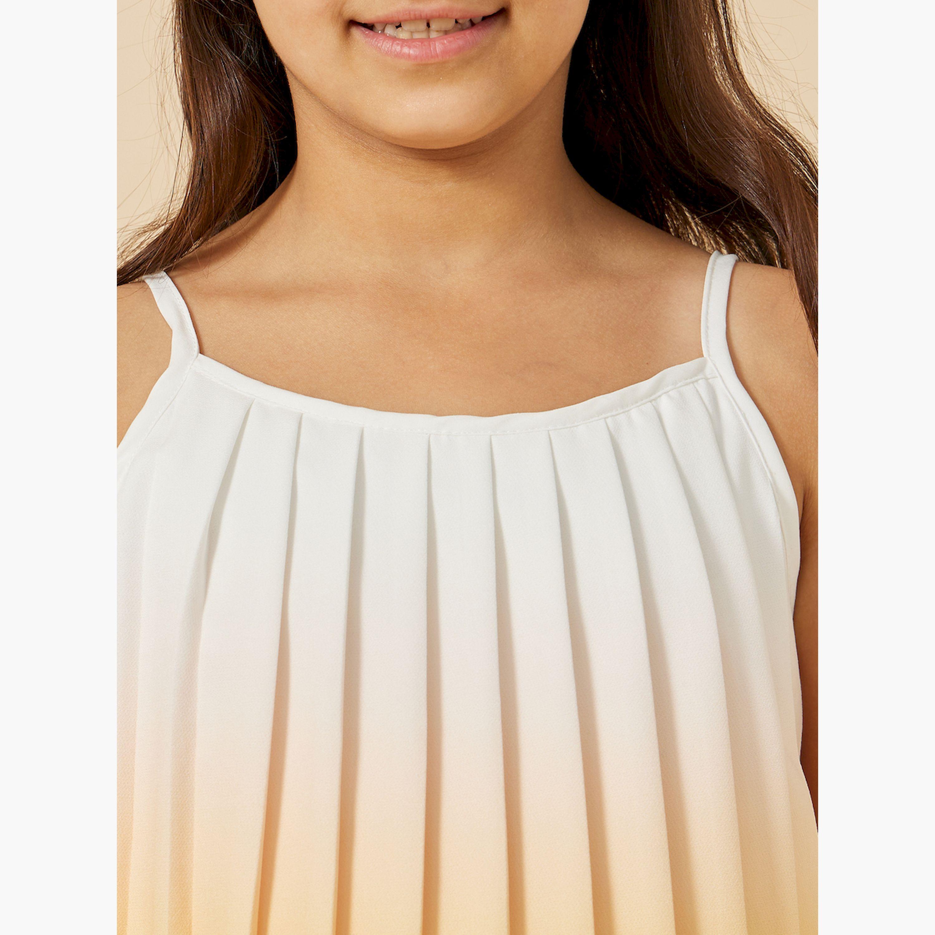 ستايلي - طقم للفتيات المراهقات بطبعة أومبري وكسرات-girls-clothing-setsandcoords-image-3