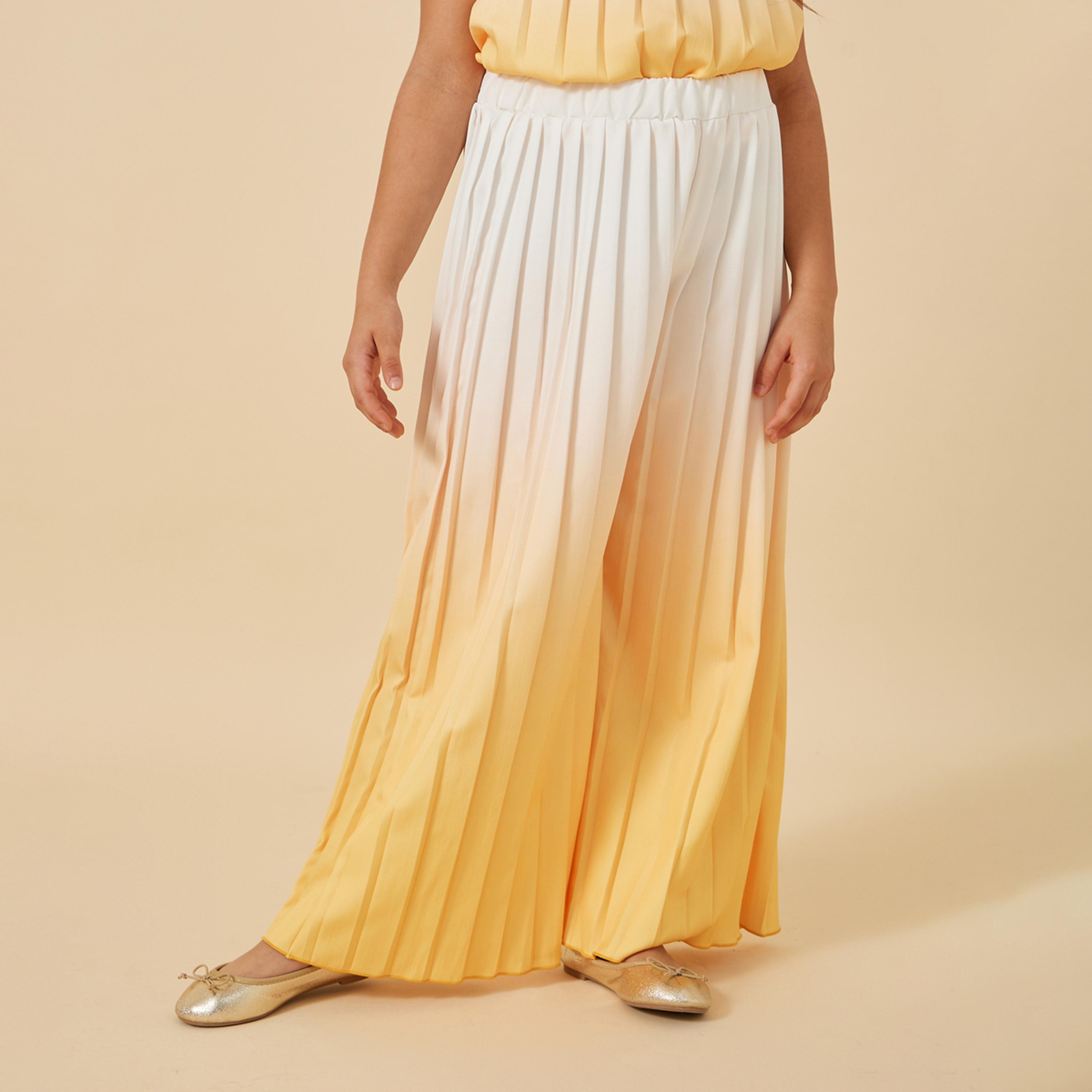ستايلي - طقم للفتيات المراهقات بطبعة أومبري وكسرات-girls-clothing-setsandcoords-image-4
