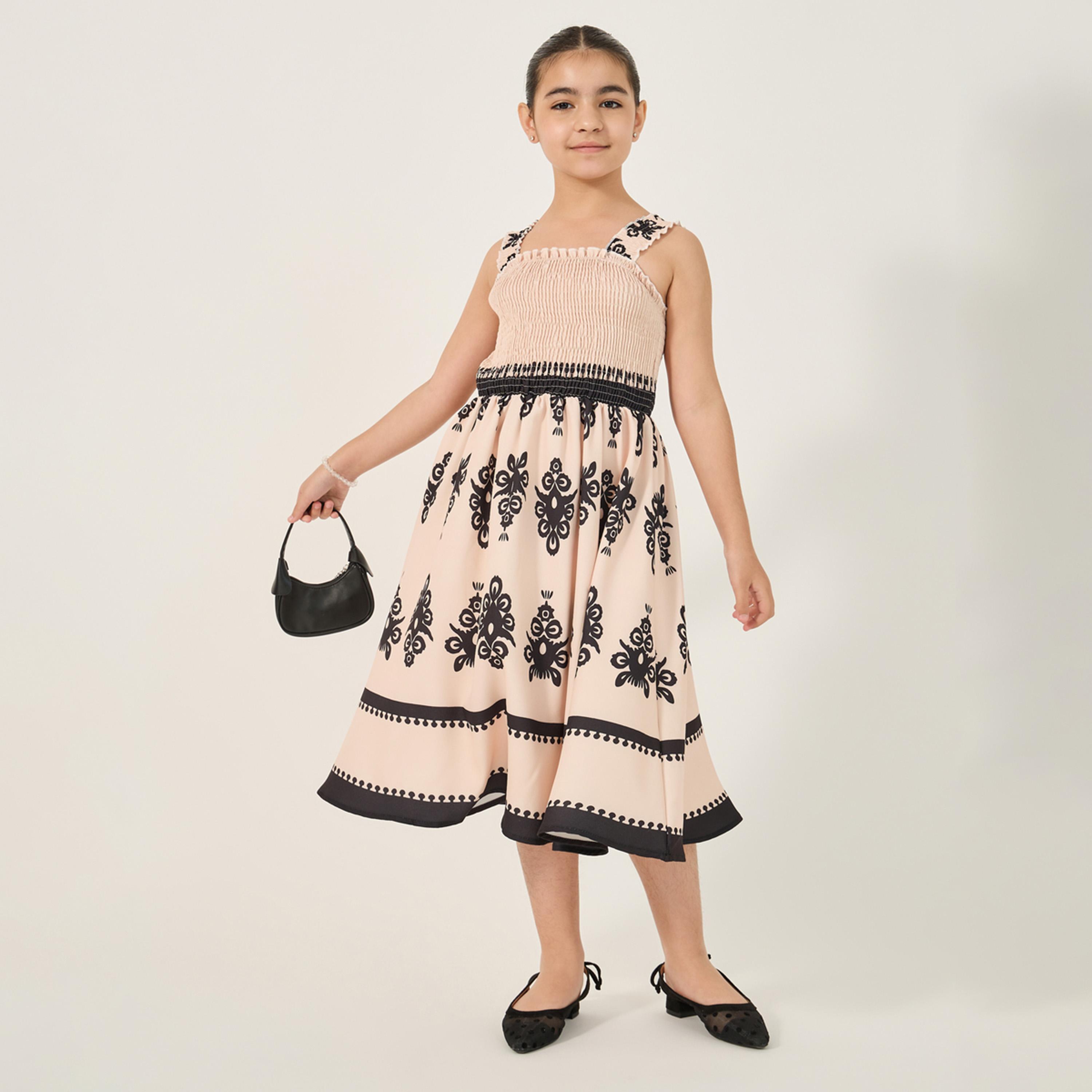 Styli All Over Print Midi Dress-girls-clothing-dressesandjumpsuits-image-1