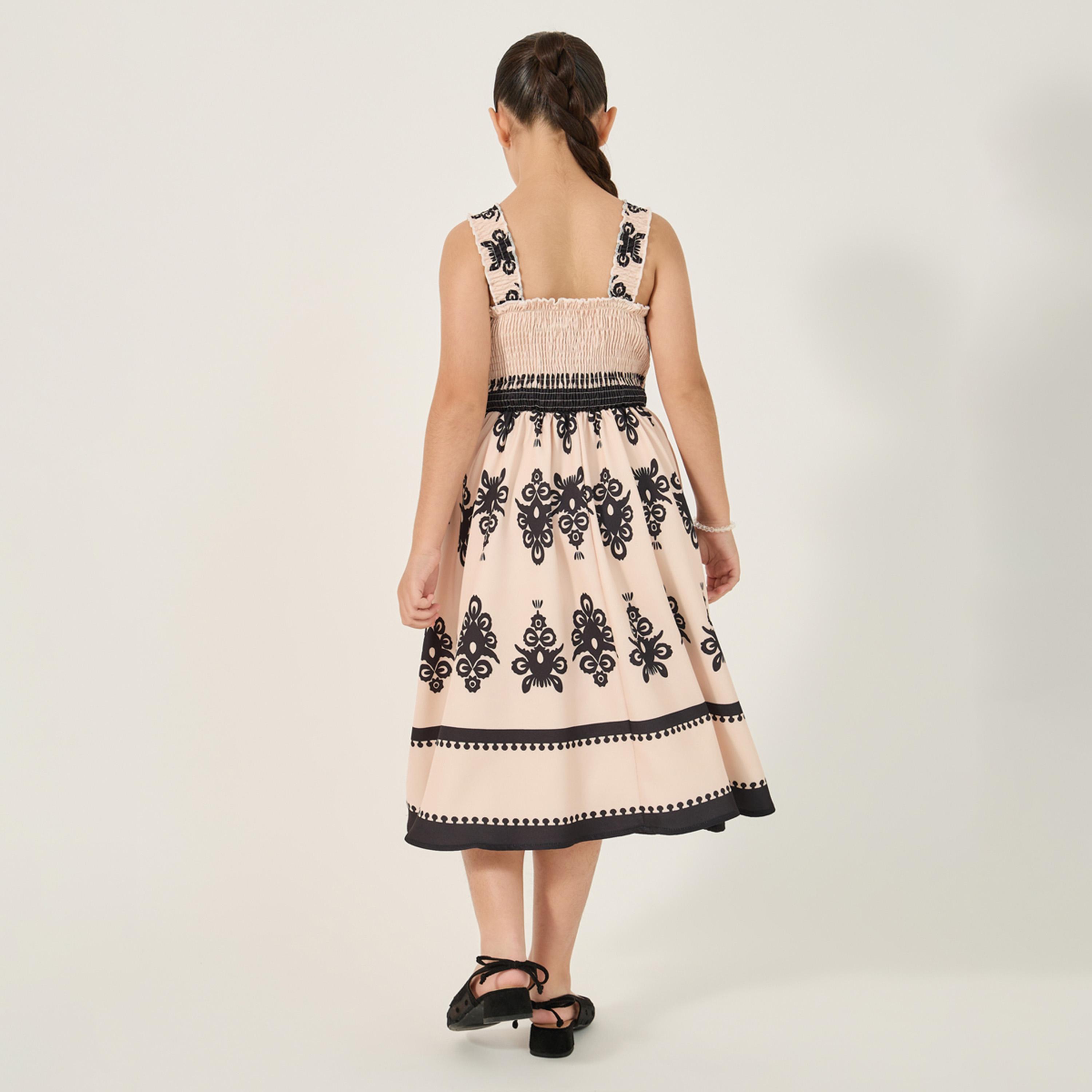 Styli All Over Print Midi Dress-girls-clothing-dressesandjumpsuits-image-4