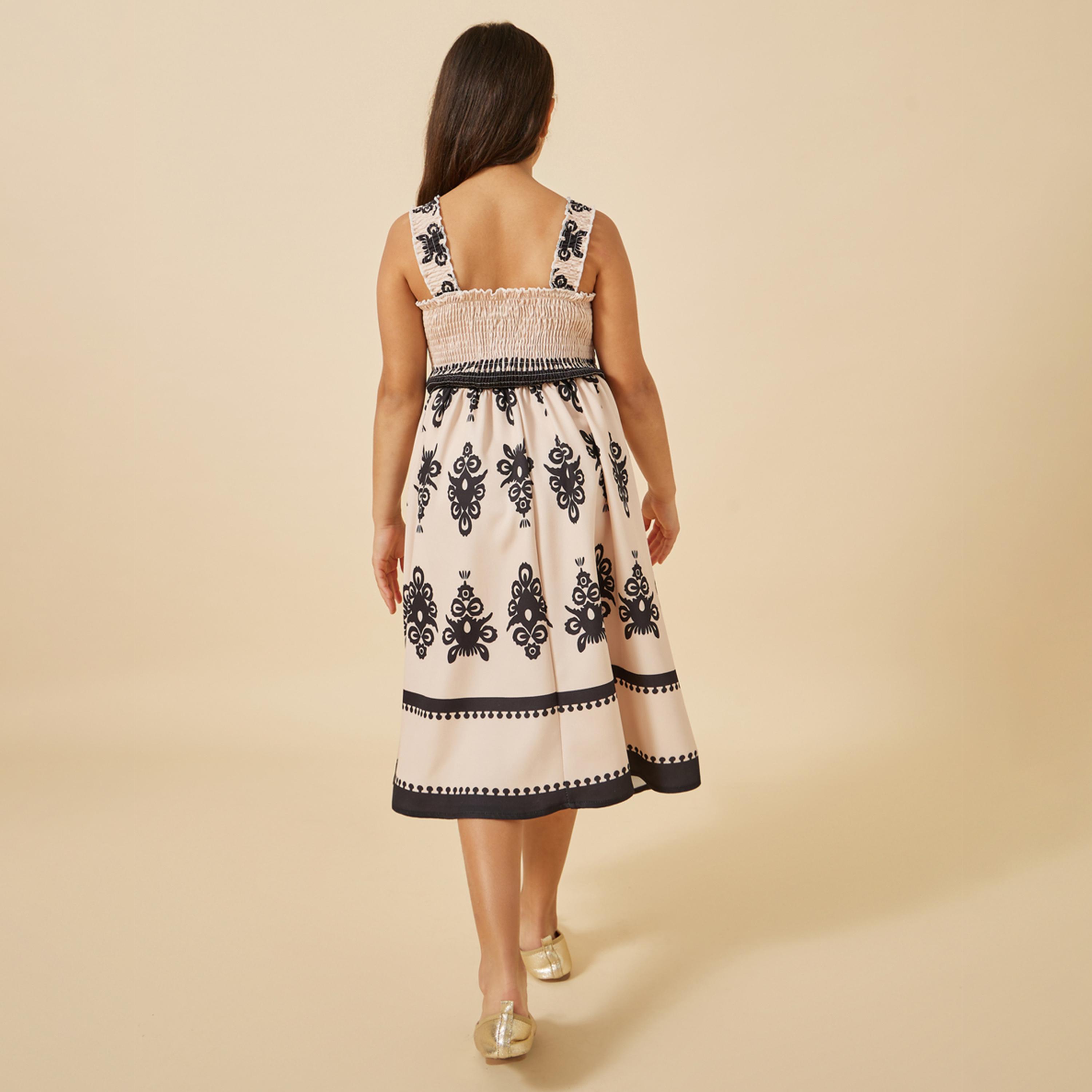 Styli All Over Print Midi Dress-girls-clothing-dressesandjumpsuits-image-5