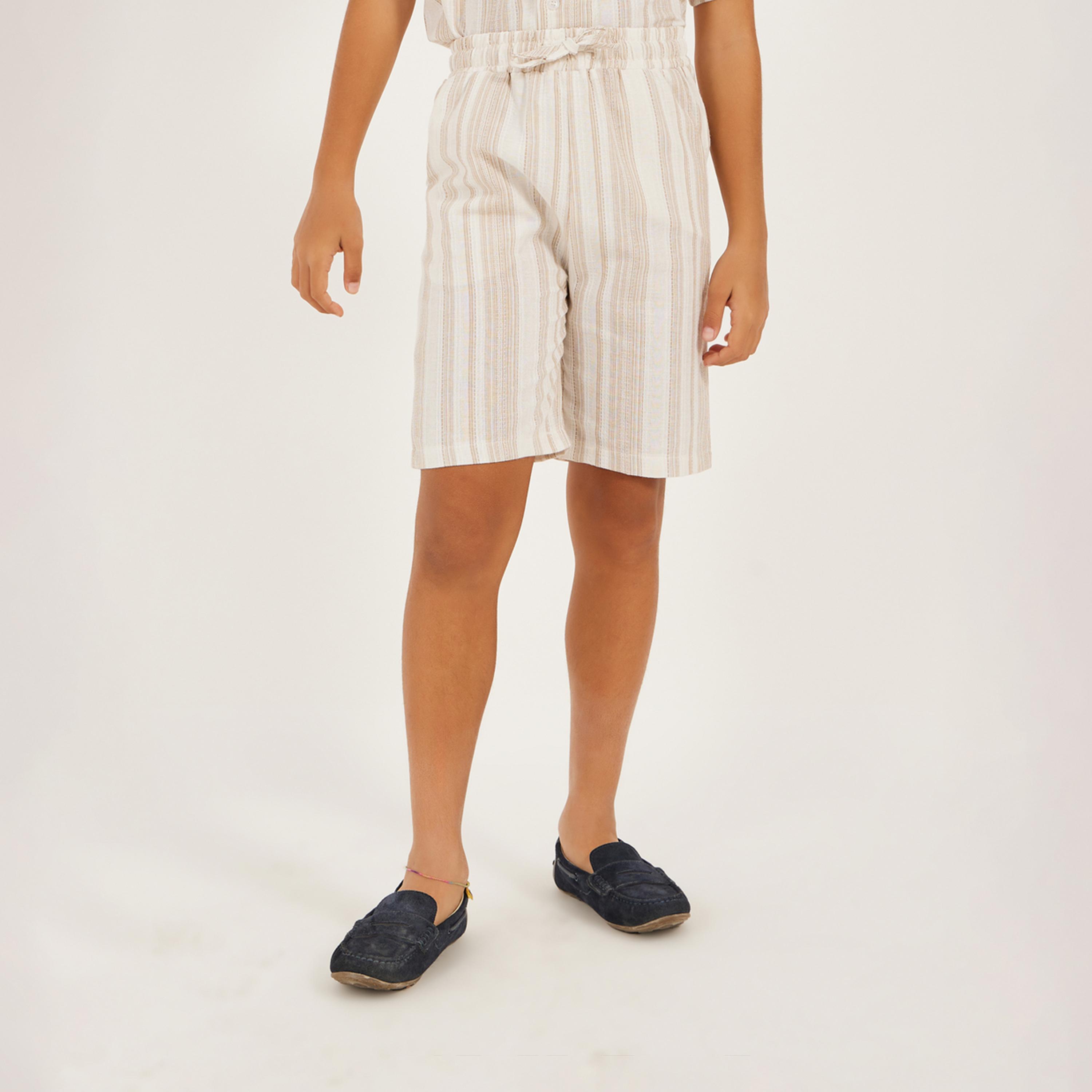 ستايلي - ليميتد - طقم قميص وشورت مزخرف للأولاد المراهقين-boys-clothing-setsandcoords-image-5