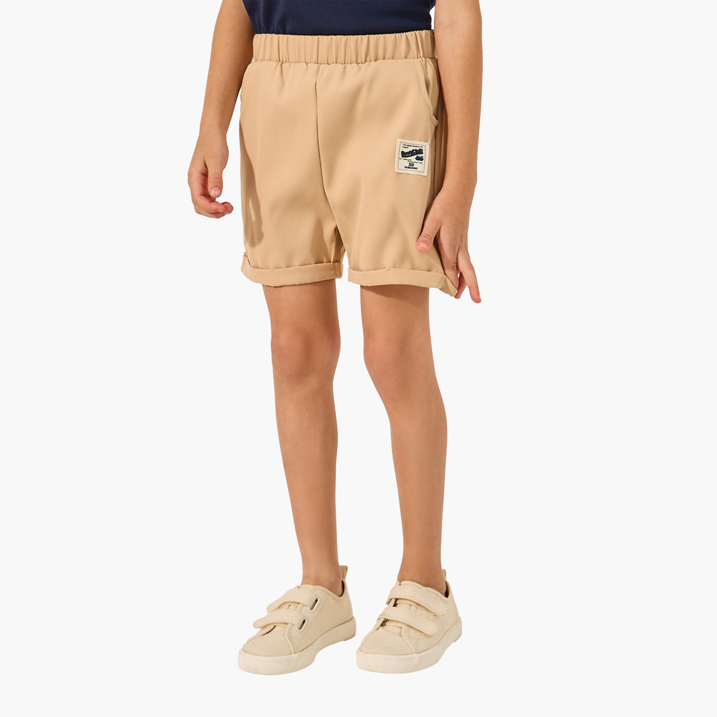 Styli Embroidered Polo T-Shirt and Shorts Set-boys-clothing-setsandcoords-image-4