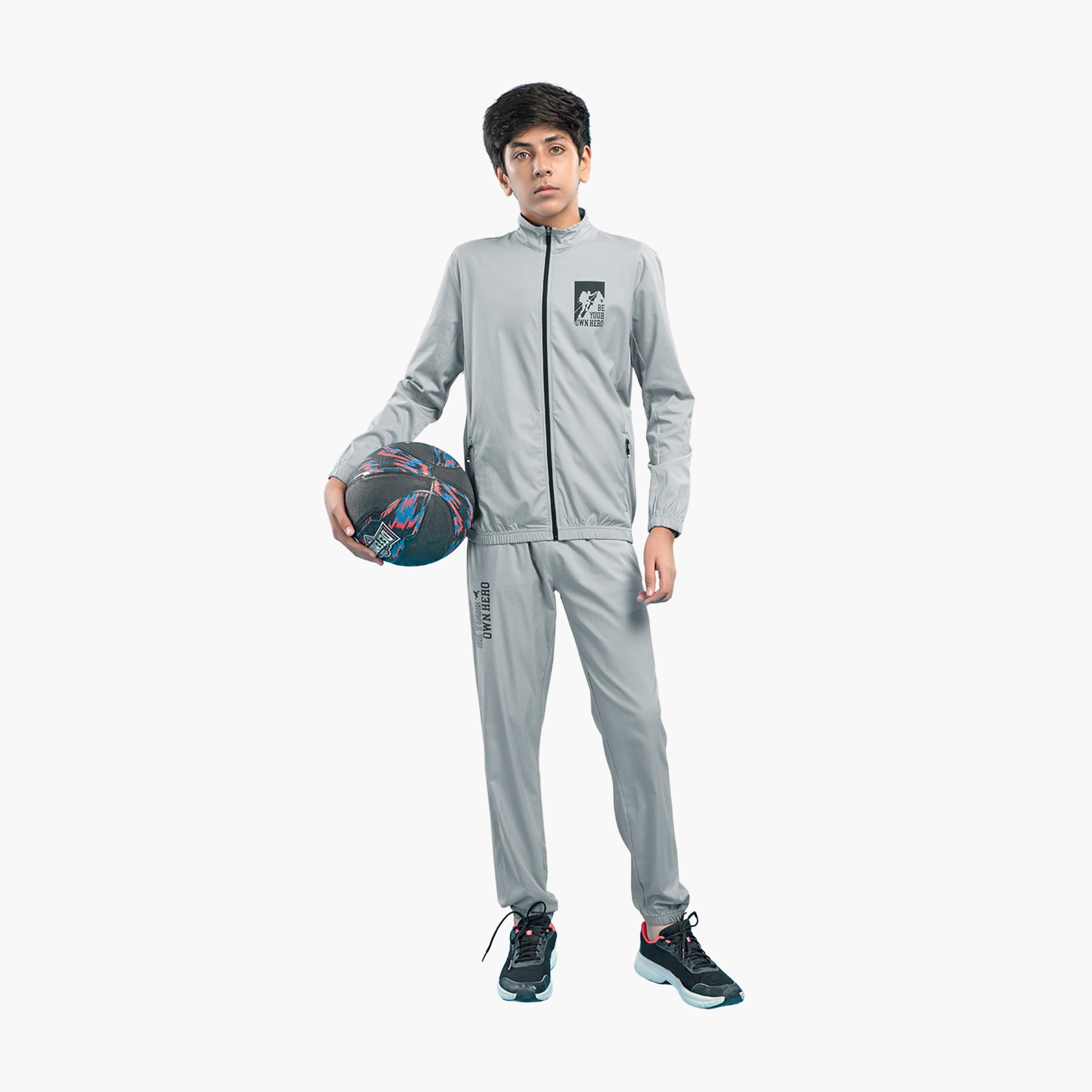 Technosport X Styli Solid 2-Way Stretch Jacket-boys-clothing-jacketsandcoats-image-1