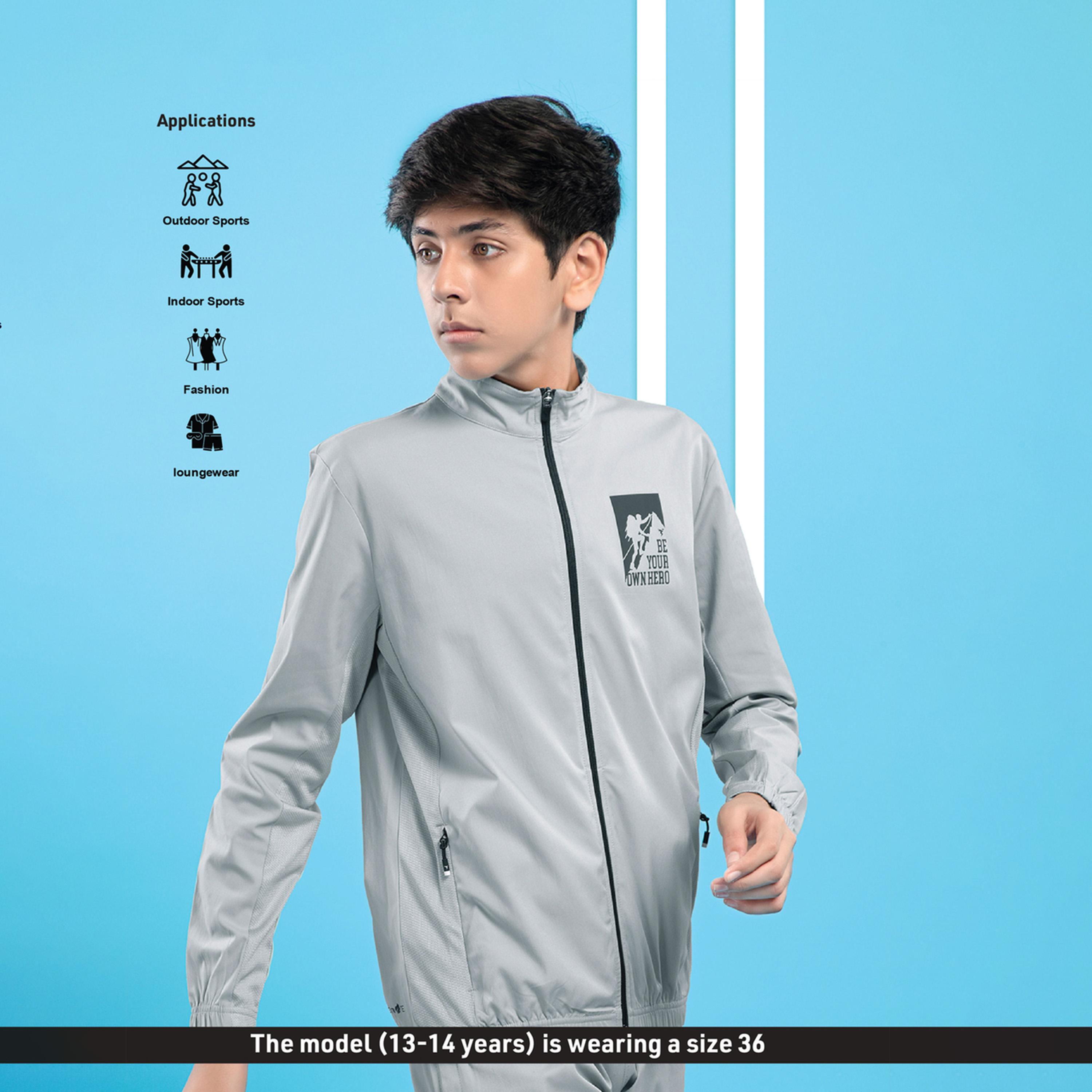 Technosport X Styli Solid 2-Way Stretch Jacket-boys-clothing-jacketsandcoats-image-3