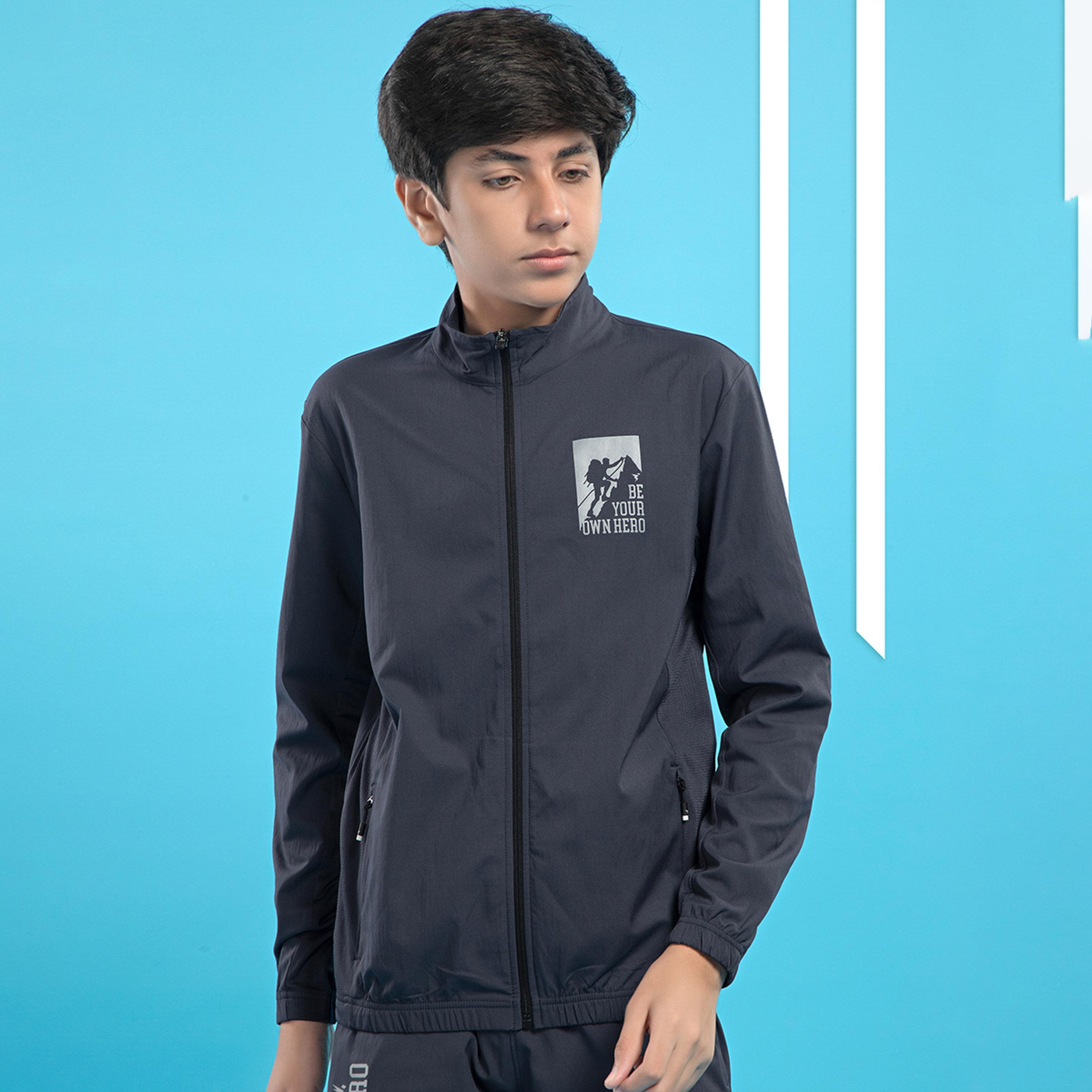 Technosport X Styli Solid 2-Way Stretch Jacket-boys-clothing-jacketsandcoats-image-2