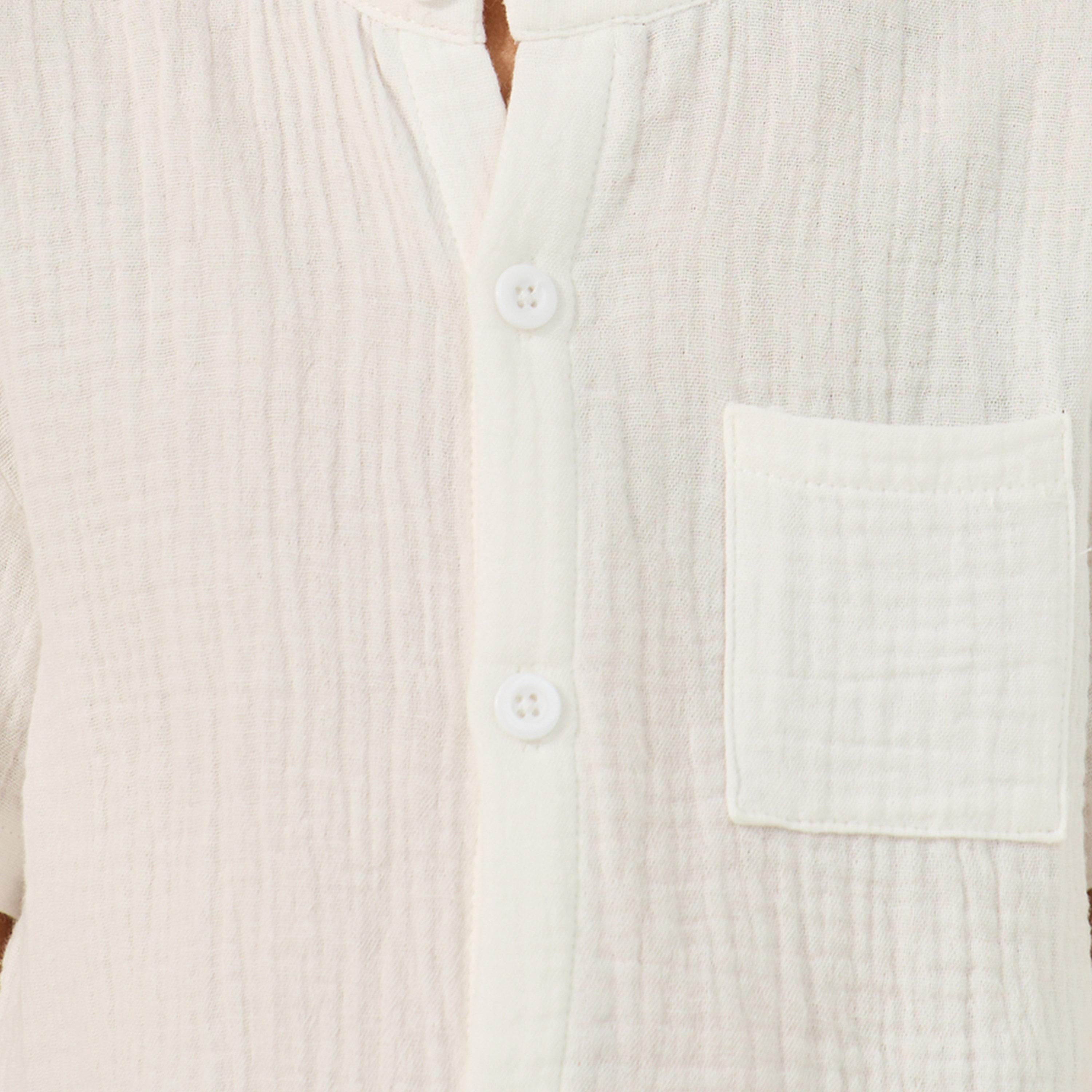 ستايلي-  طقم قميص وشورت ياقة ماندرين-boys-clothing-setsandcoords-image-3
