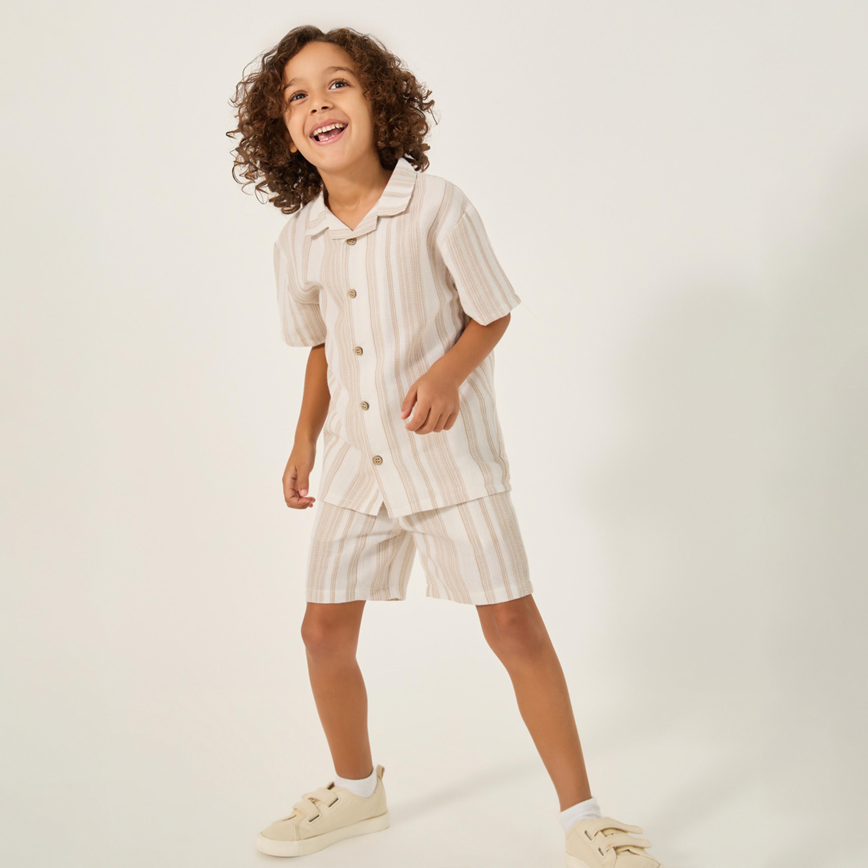 Styli Toddler boys textured set-boys-clothing-setsandcoords-image-1