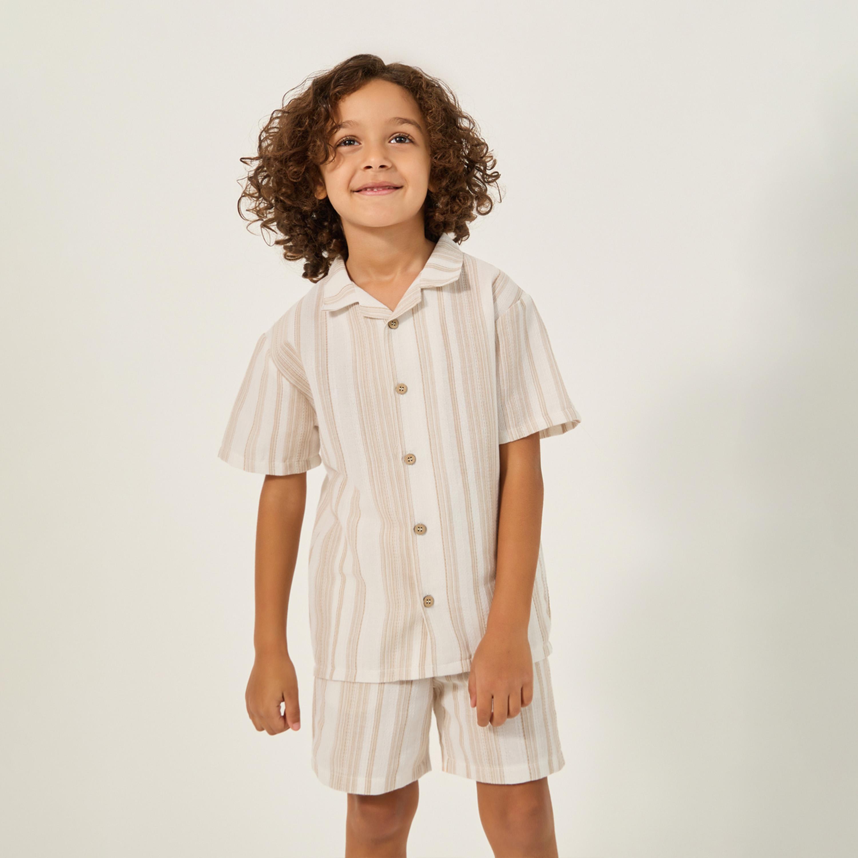 Styli Toddler boys textured set-boys-clothing-setsandcoords-image-2