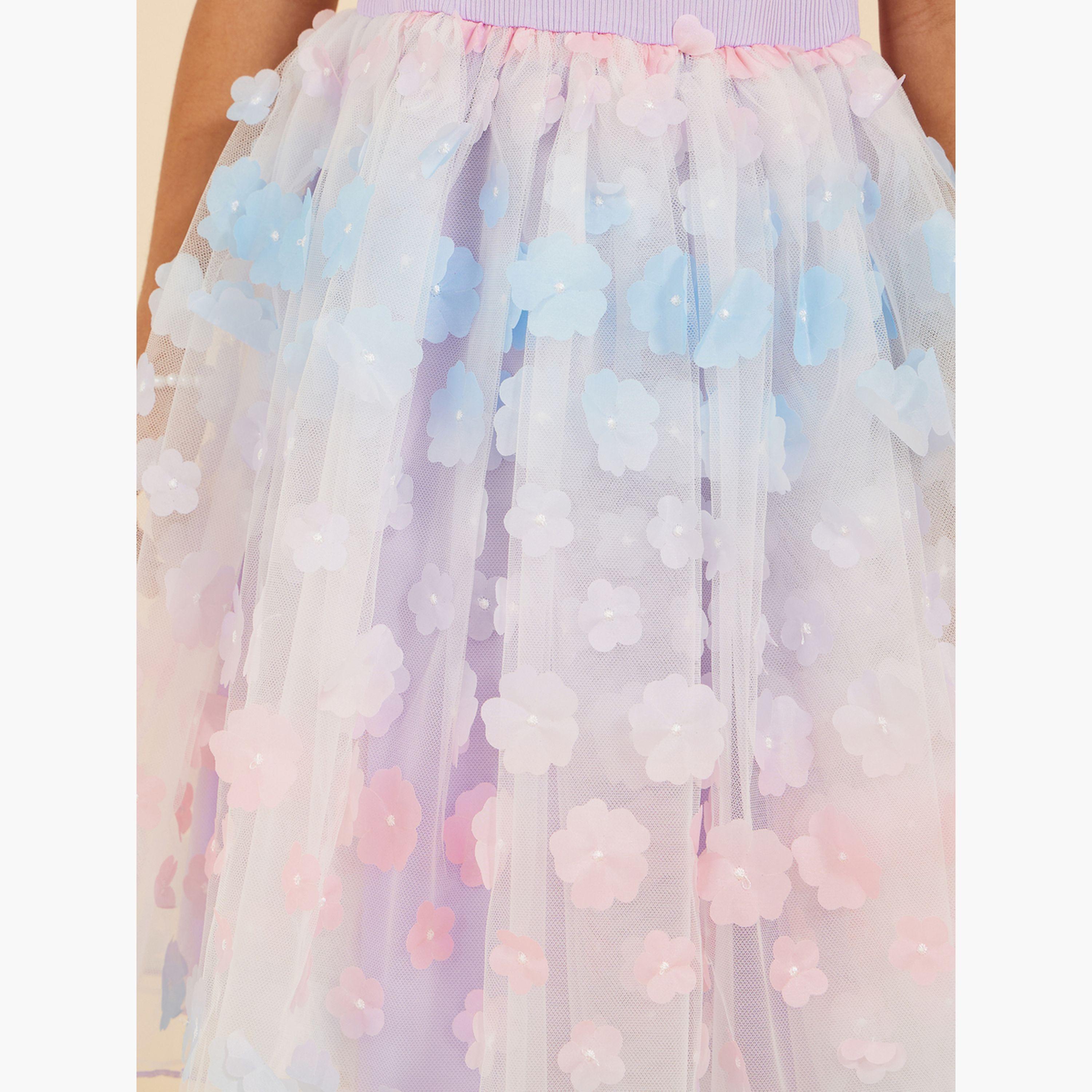 ستايلي - فستان للفتيات الصغيرات بتصميم فراشة ثلاثي الأبعاد-girls-clothing-dressesandjumpsuits-image-4