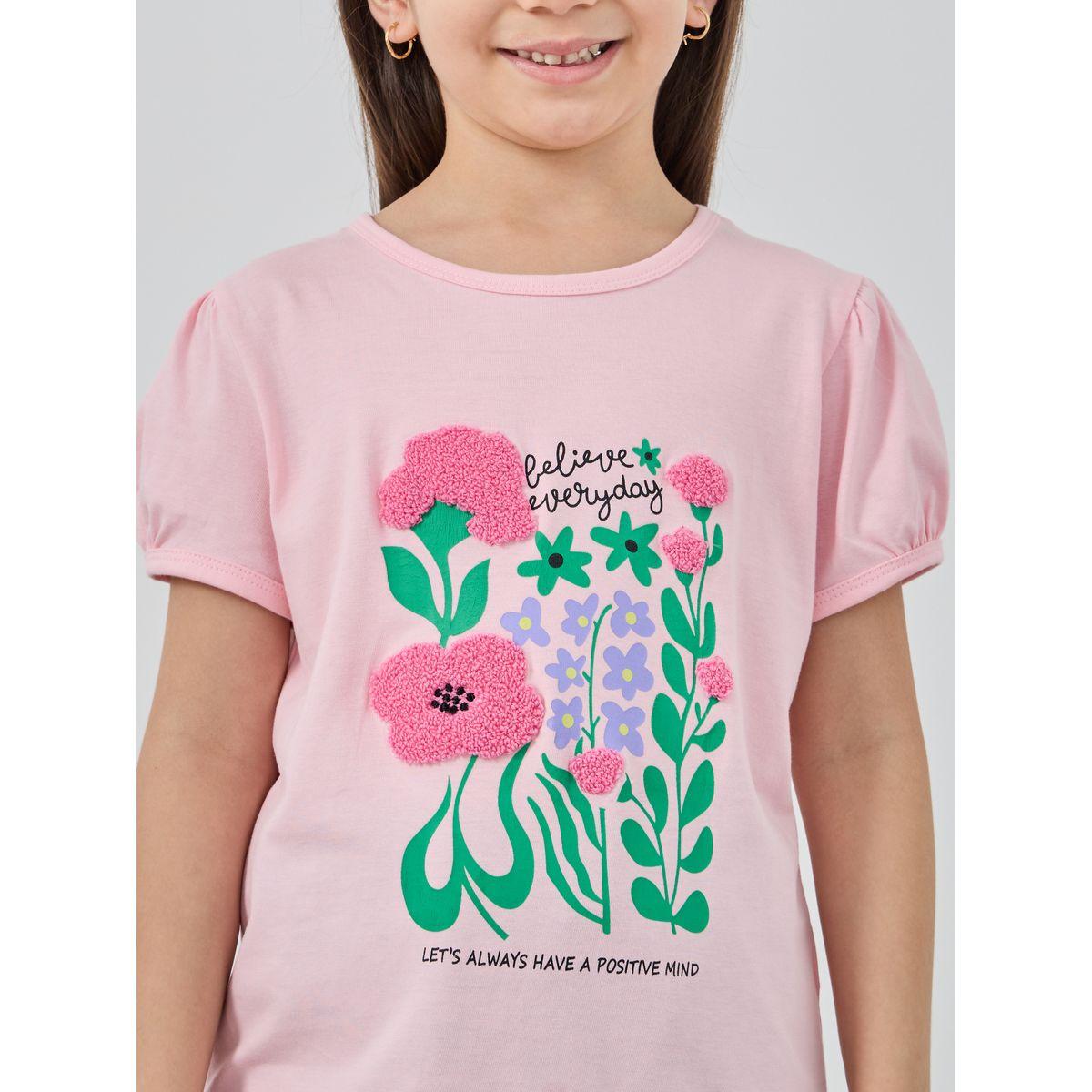 تيشيرت بطبعة جرافيك وأكمام منفوخة-girls-clothing-tshirts-image-3