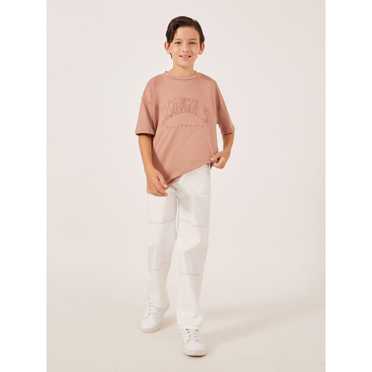 Styli Embossed Slogan Round Neck Oversized T-Shirt-boys-clothing-tshirtsandpolos-image-2