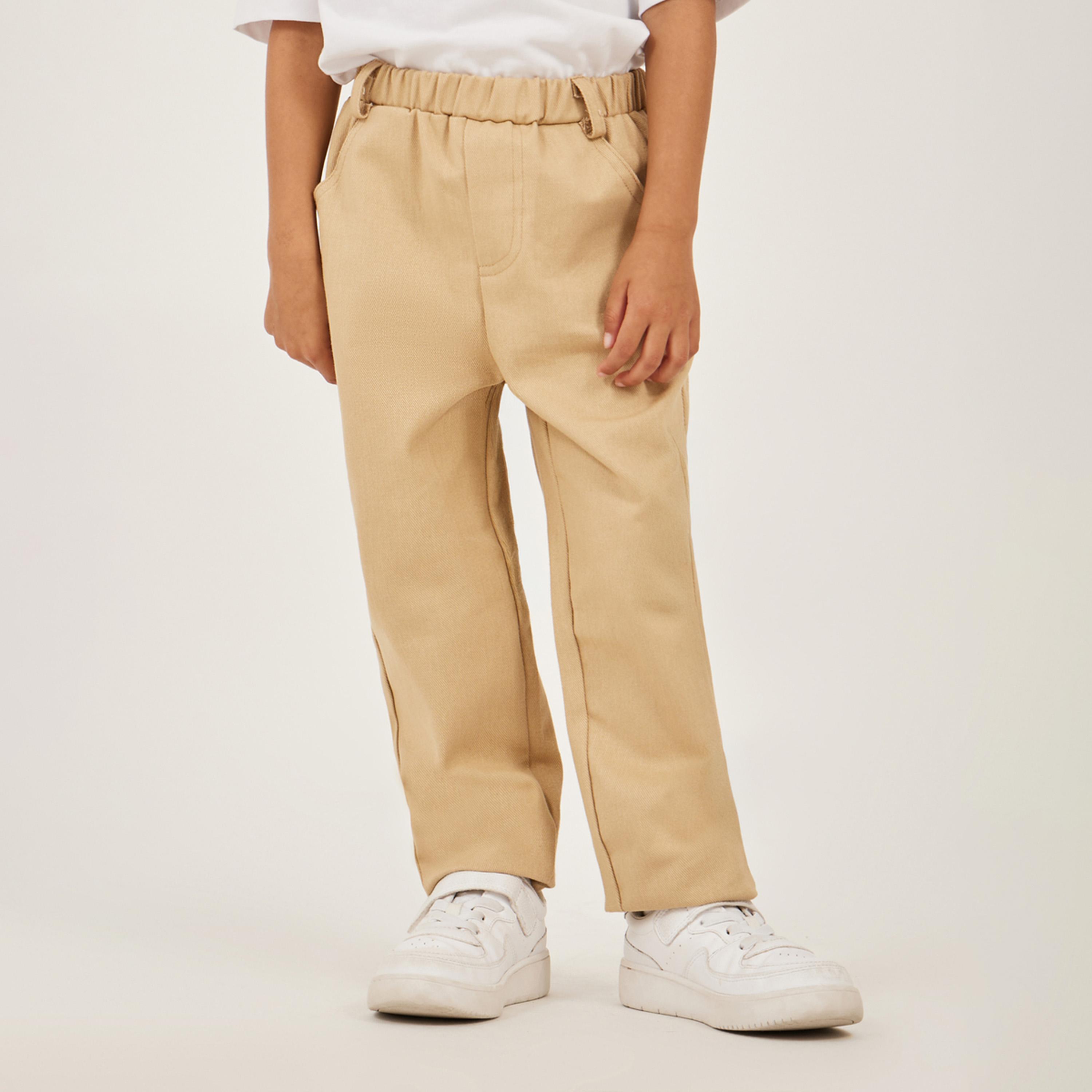 ستايلي - بنطال للأطفال الصغار من قماش التويل-boys-clothing-bottoms-joggersandtrackpants-image-1