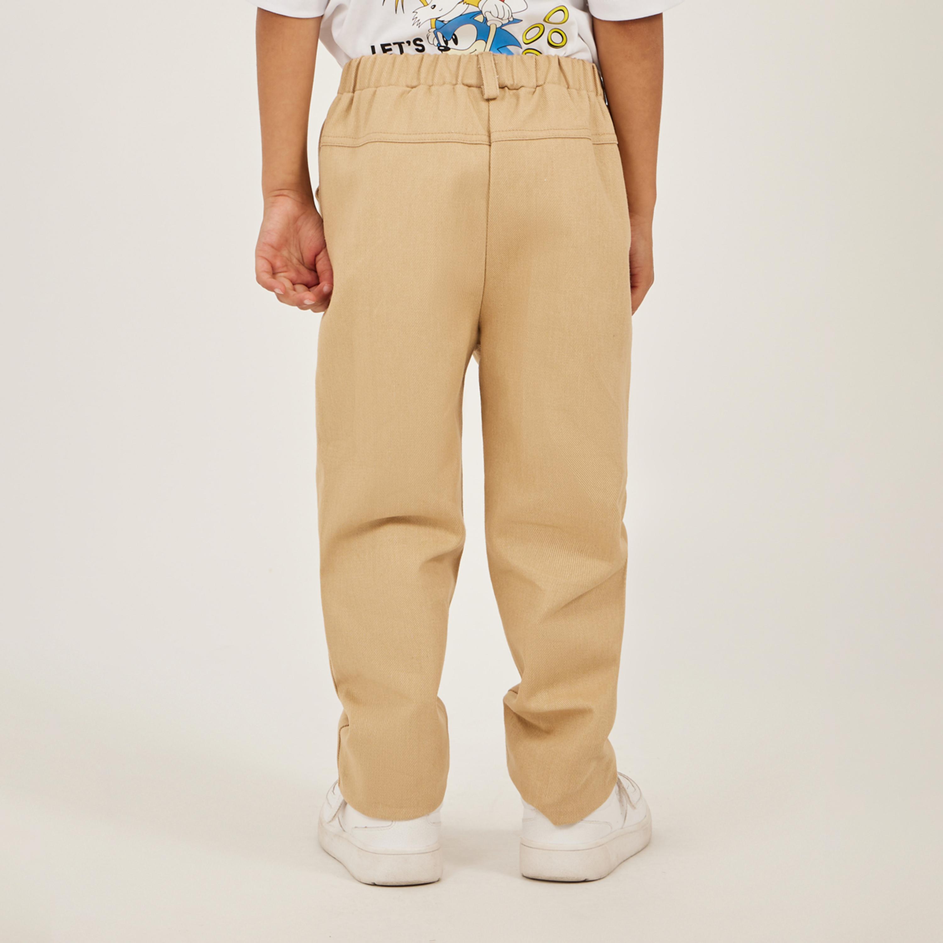 Styli Toddler Boys Twill Pants-boys-clothing-bottoms-joggersandtrackpants-image-4