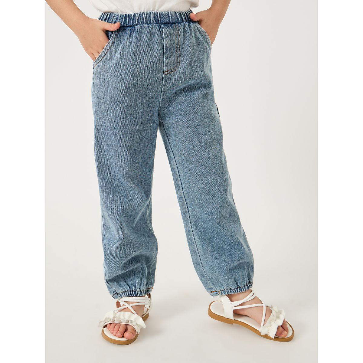 جينز سادة بخصر مطاطي-girls-clothing-bottoms-jeansandjeggings-image-2