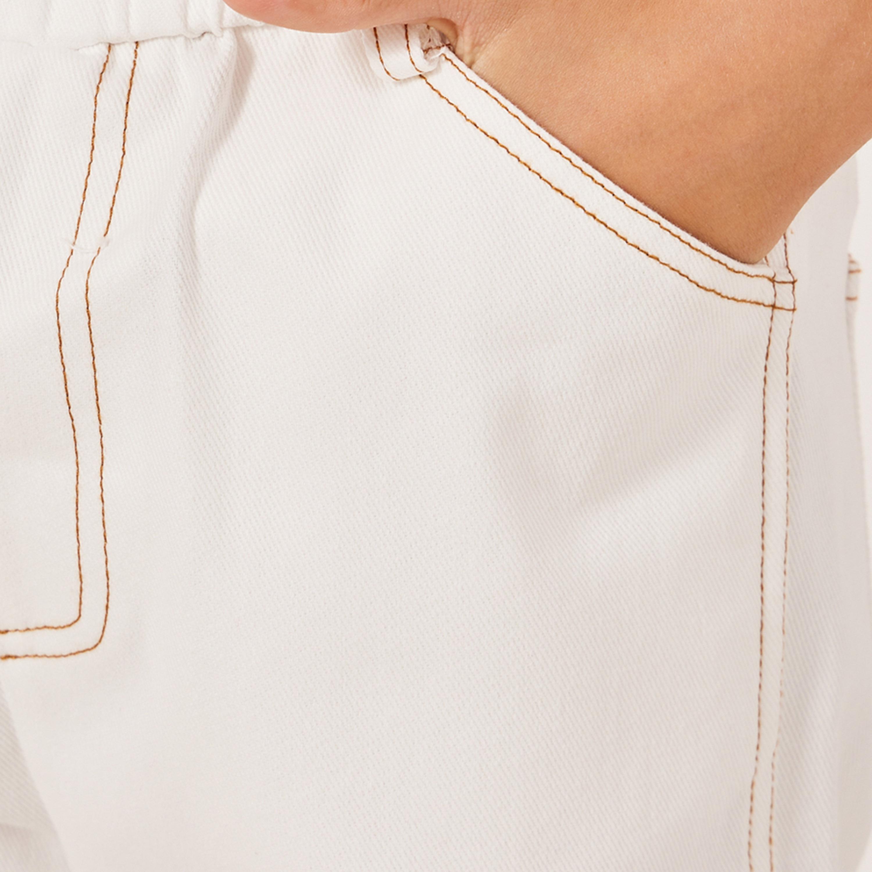 ستايلي-  بنطلون مريح بقص وحياكة  متباينة-boys-clothing-bottoms-trousers-image-3