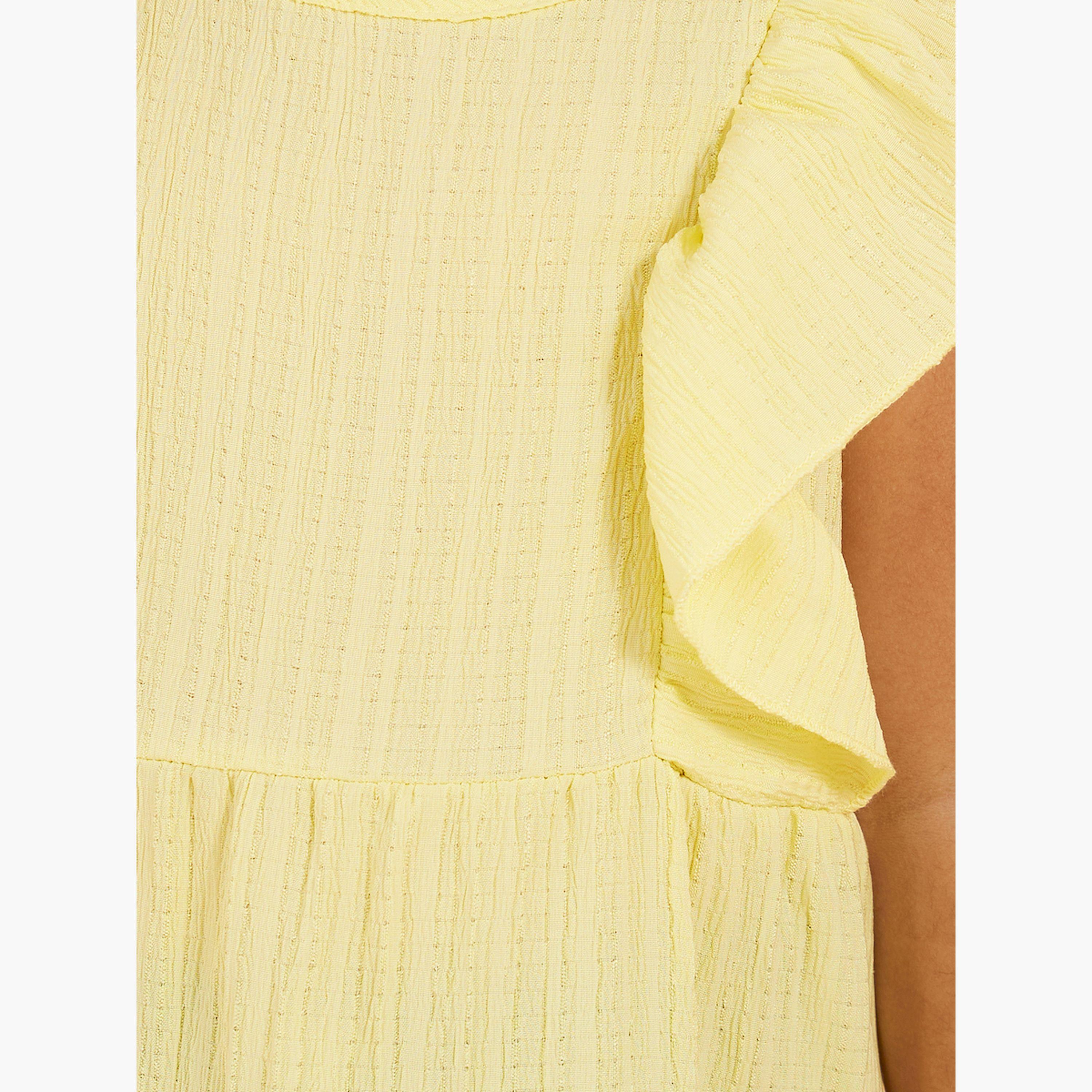 Styli Textured Ruffle Trim Tiered Dress-girls-clothing-dressesandjumpsuits-image-4