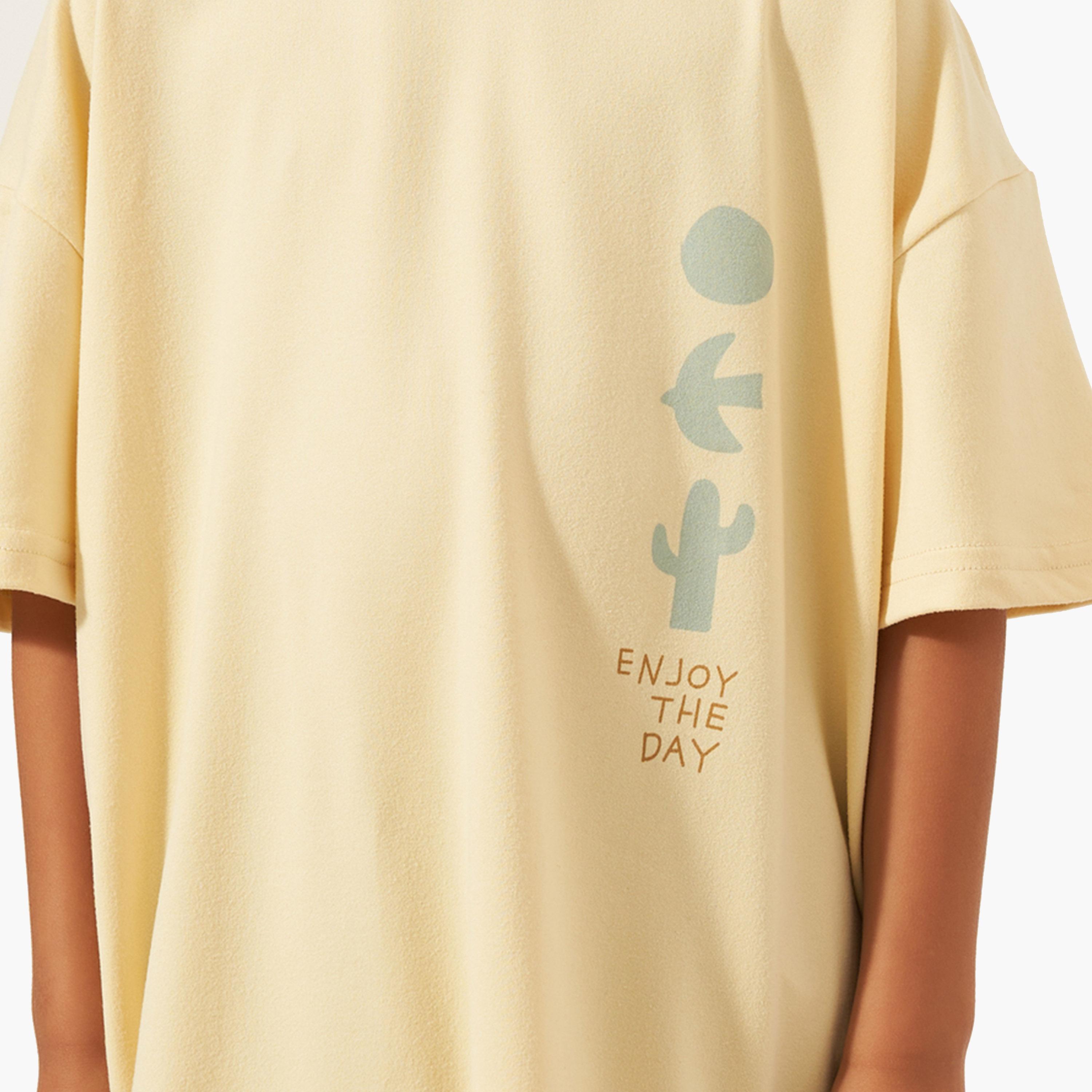 Styli Oversized Graphic Print T-Shirt-boys-clothing-tshirtsandpolos-image-3