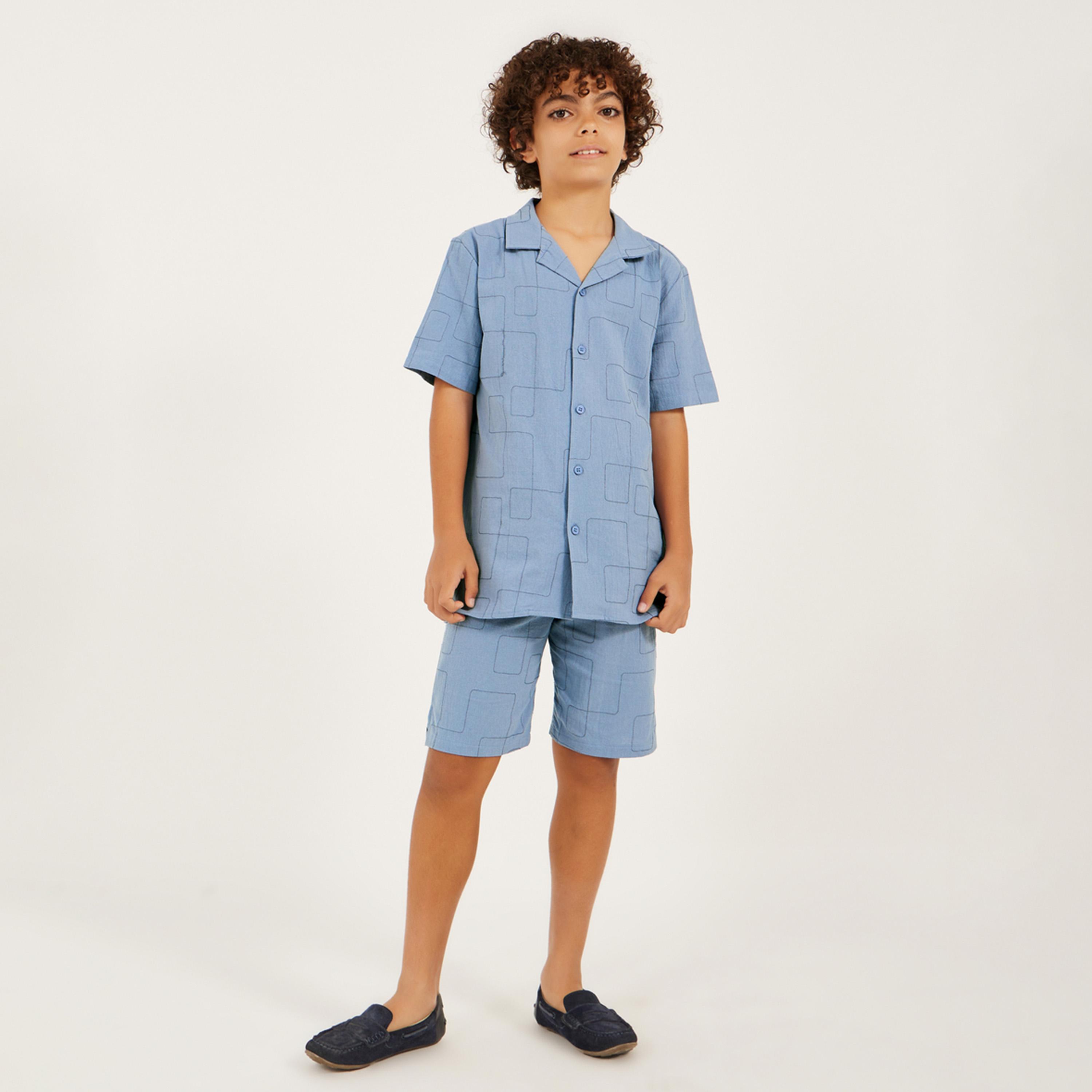 ستايلي - طقم مطرز للأولاد المراهقين-boys-clothing-setsandcoords-image-1