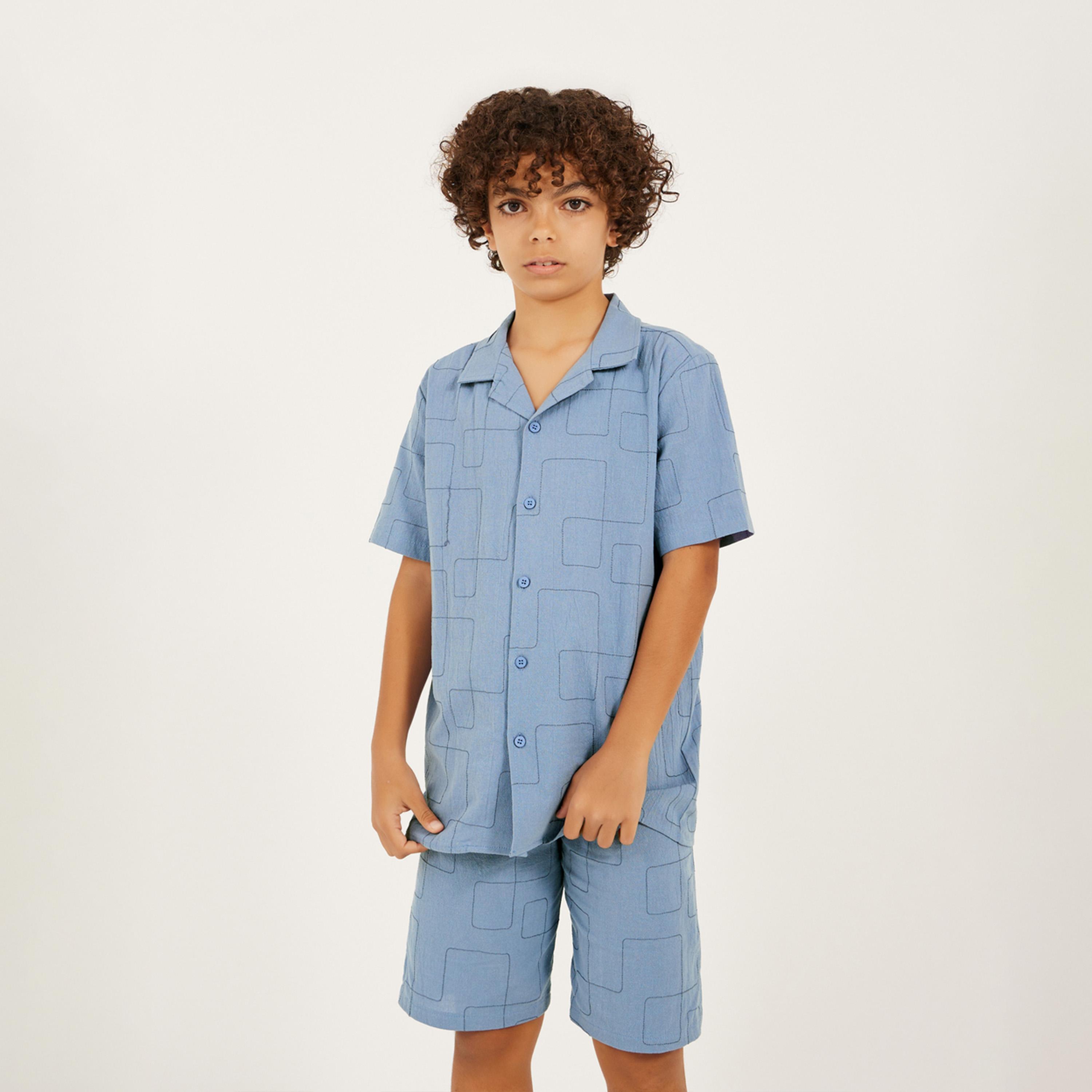 ستايلي - طقم مطرز للأولاد المراهقين-boys-clothing-setsandcoords-image-2