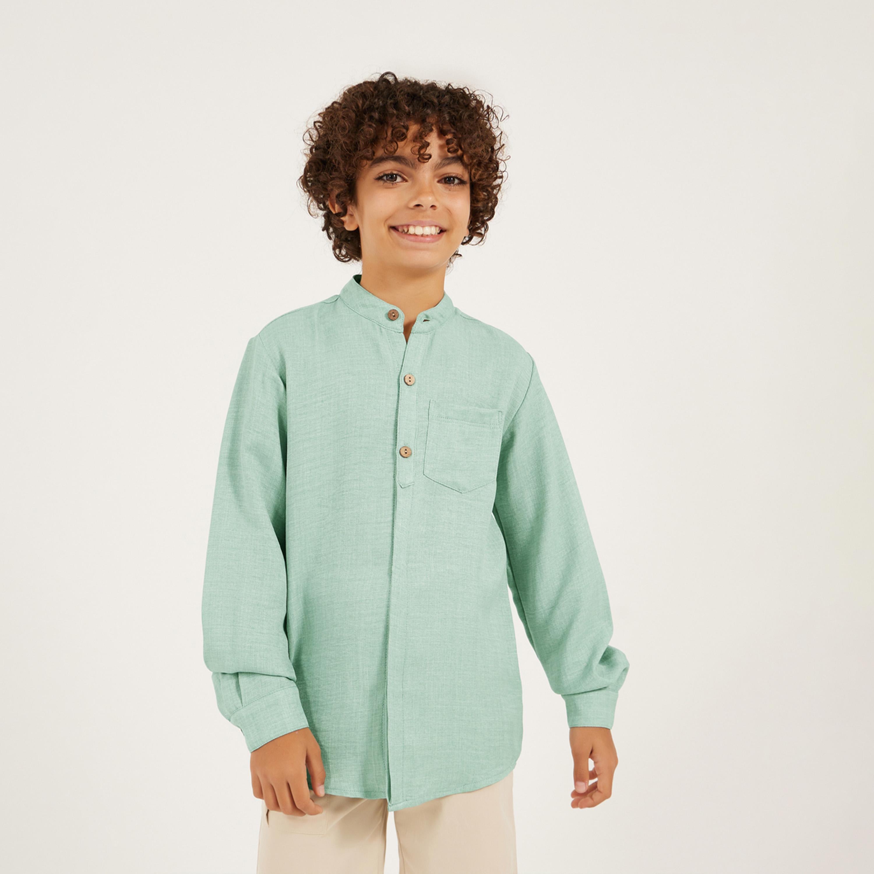 ستايلي - قميص كتان للأولاد المراهقين-boys-clothing-shirts-image-1