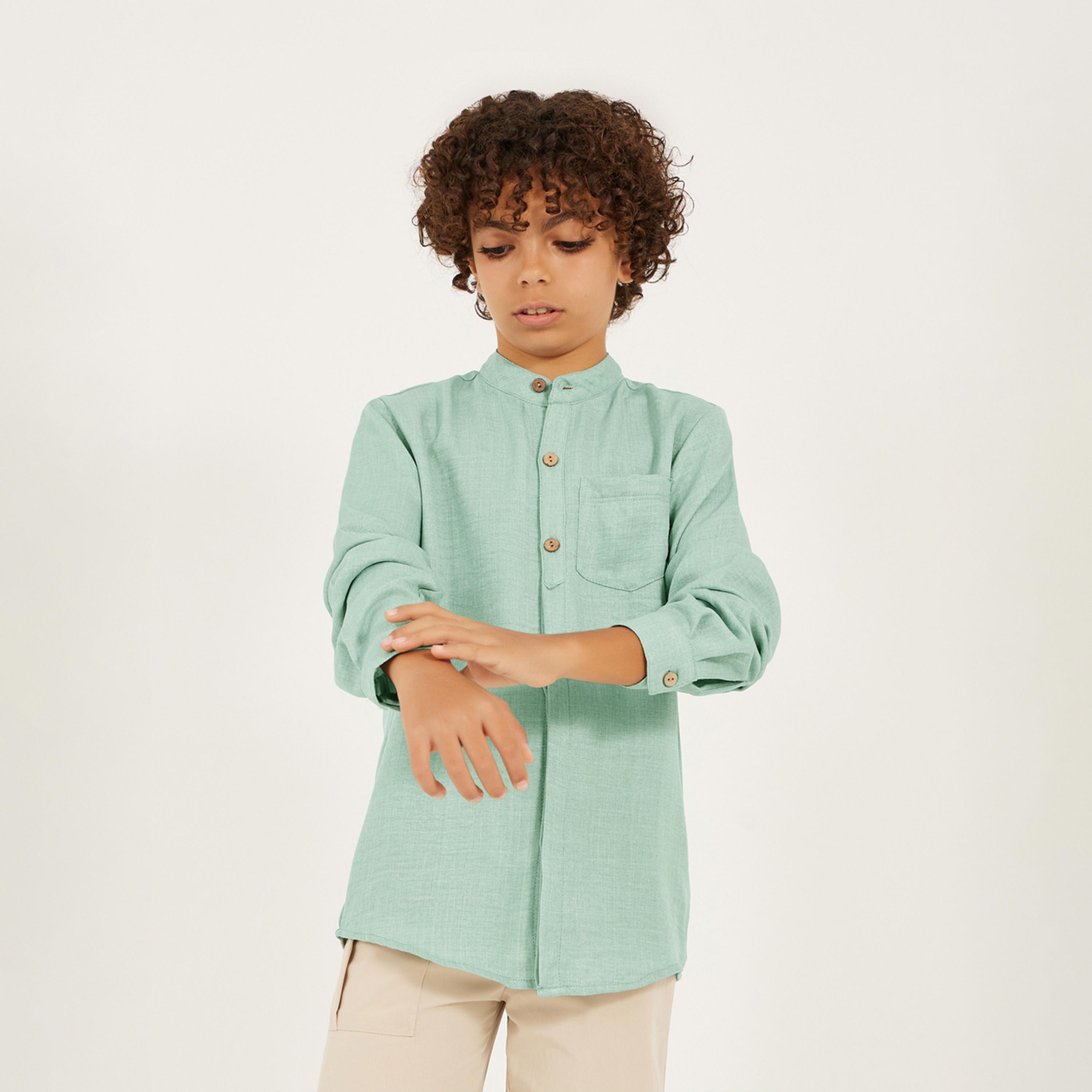 ستايلي - قميص كتان للأولاد المراهقين-boys-clothing-shirts-image-2