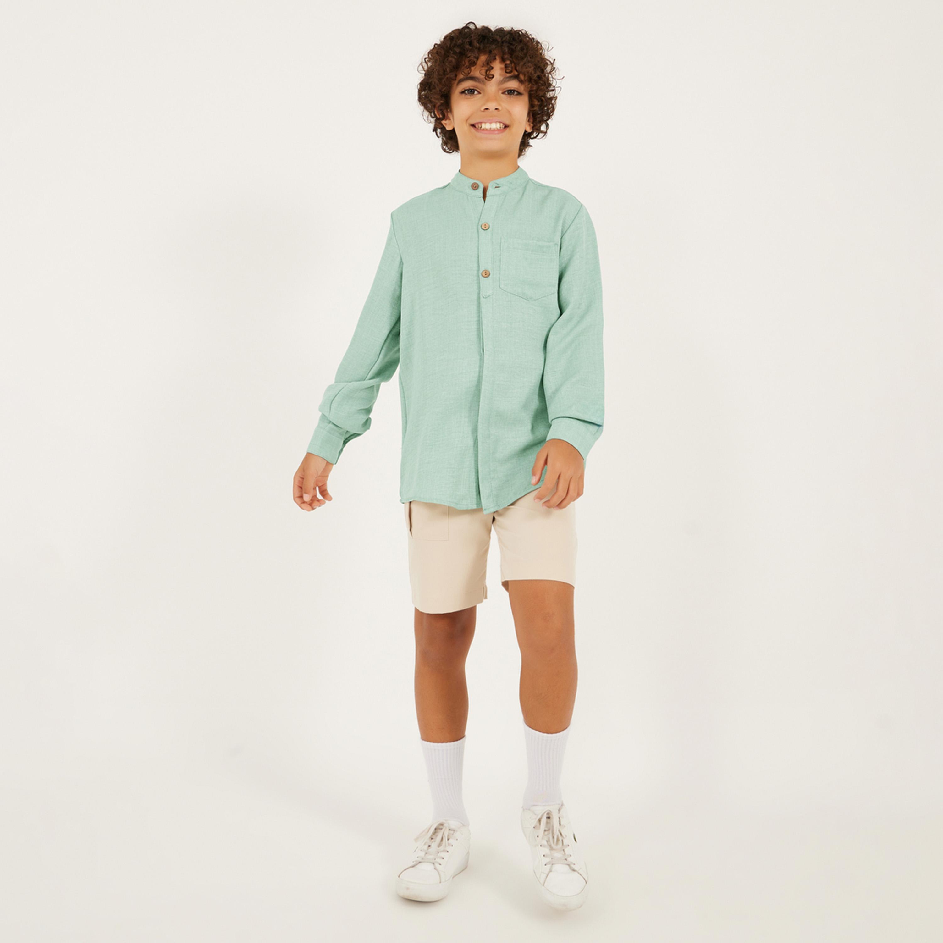 ستايلي - قميص كتان للأولاد المراهقين-boys-clothing-shirts-image-3