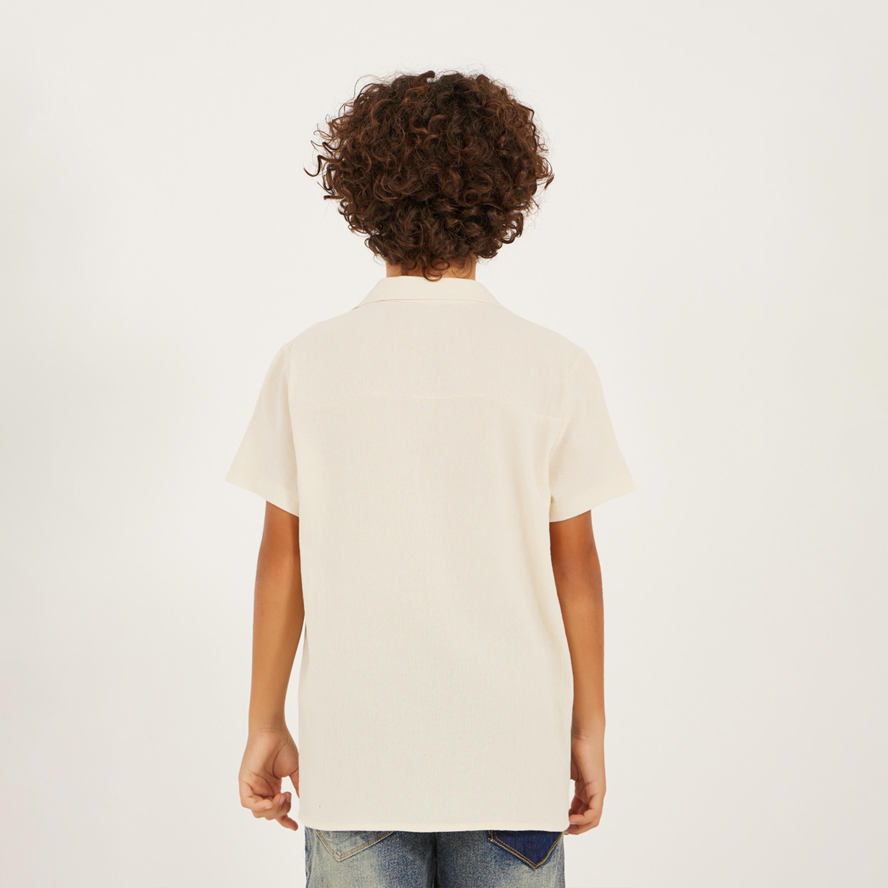Styli teen boys embroidered shirt-boys-clothing-shirts-image-4