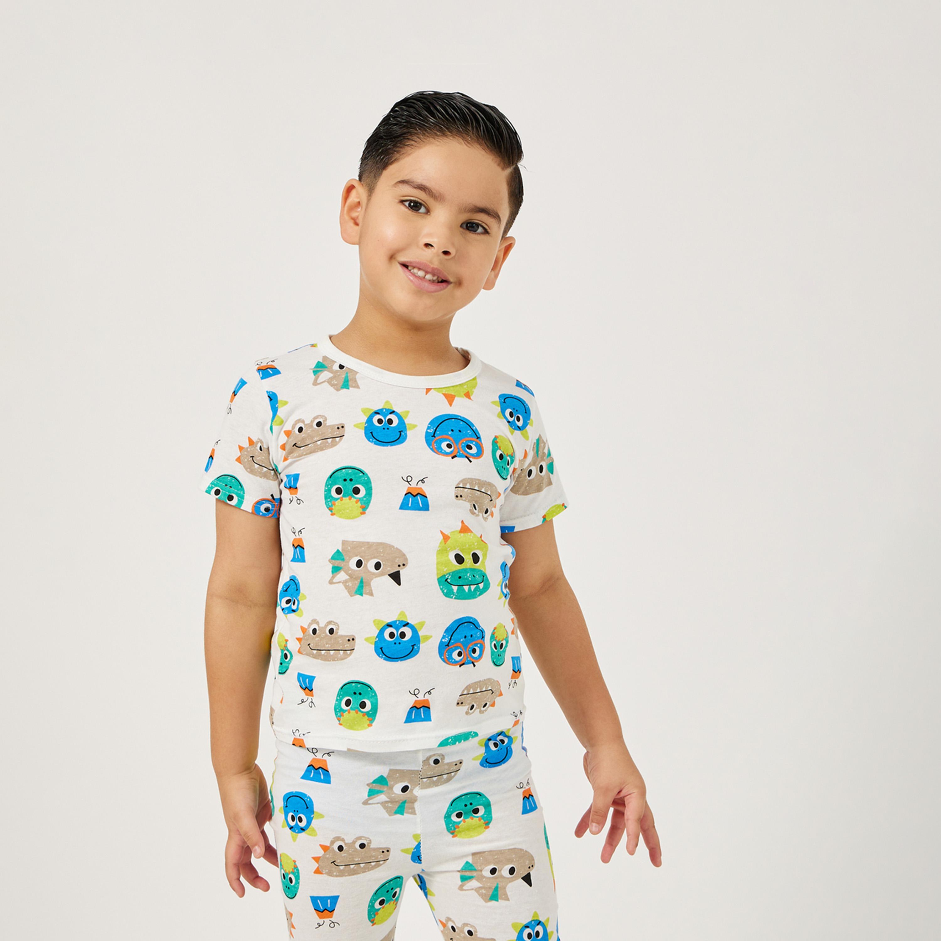 Styli Toddler Boys AOP PJ Set-boys-clothing-nightwear-image-2