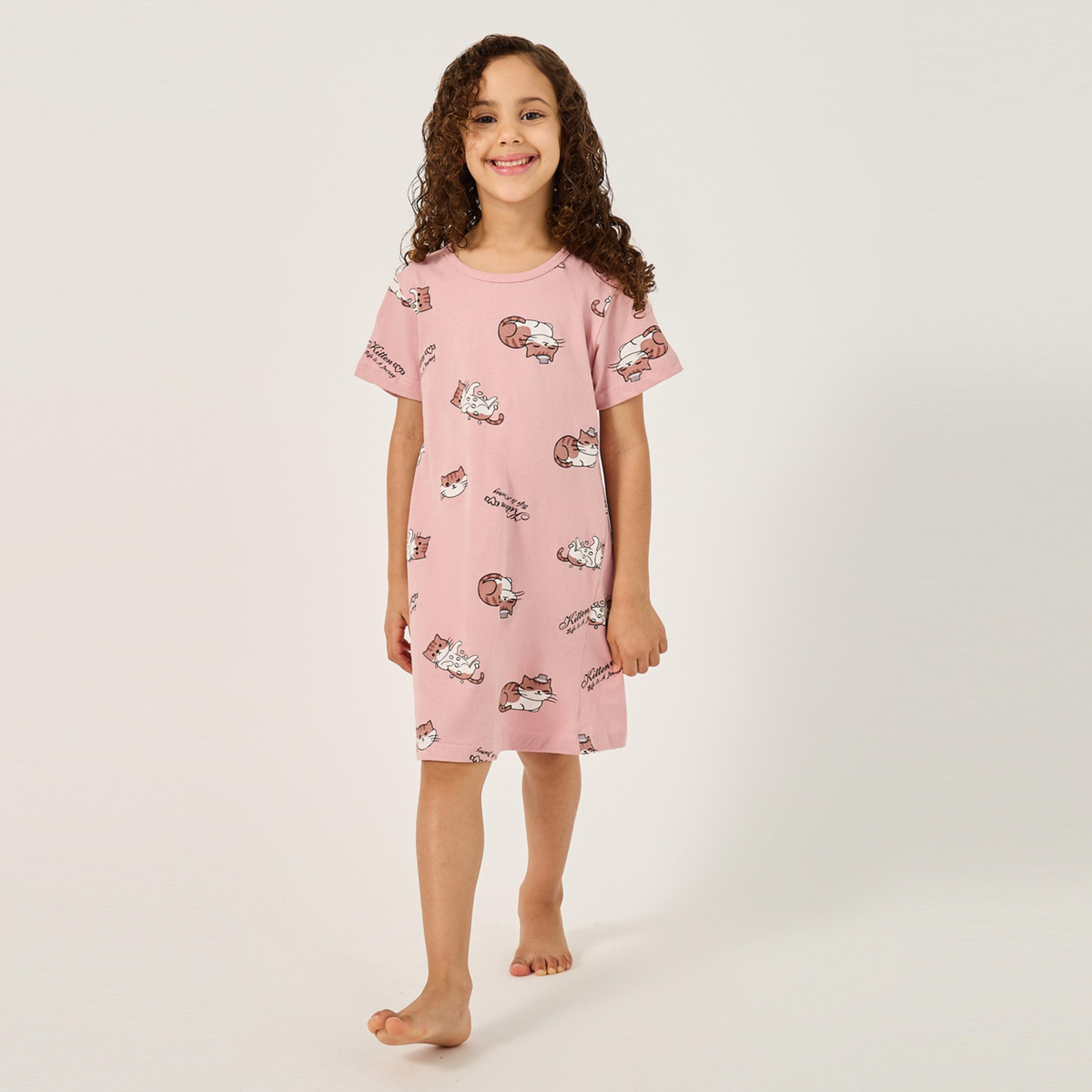 Styli toddler girls sleep dress-girls-clothing-nightwear-image-1