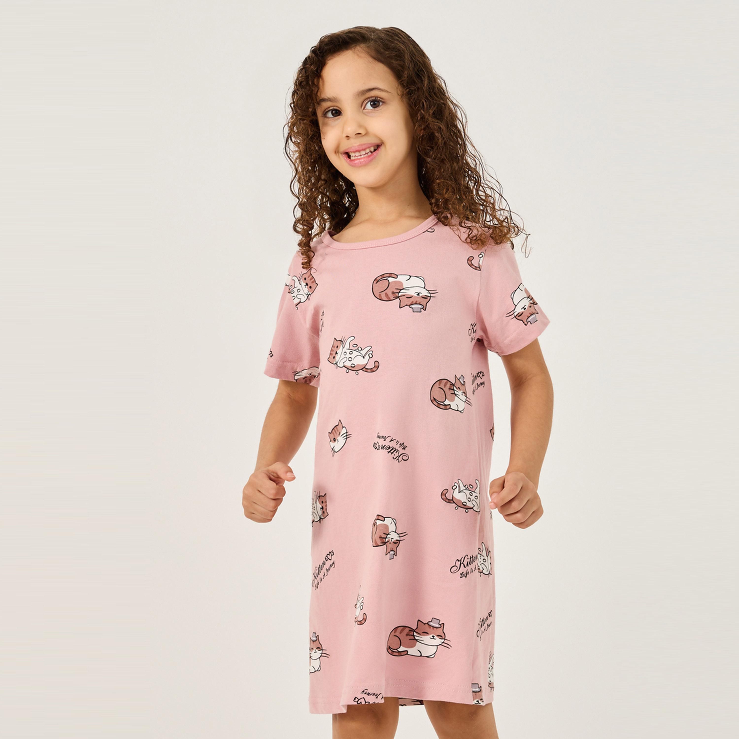 Styli toddler girls sleep dress-girls-clothing-nightwear-image-2