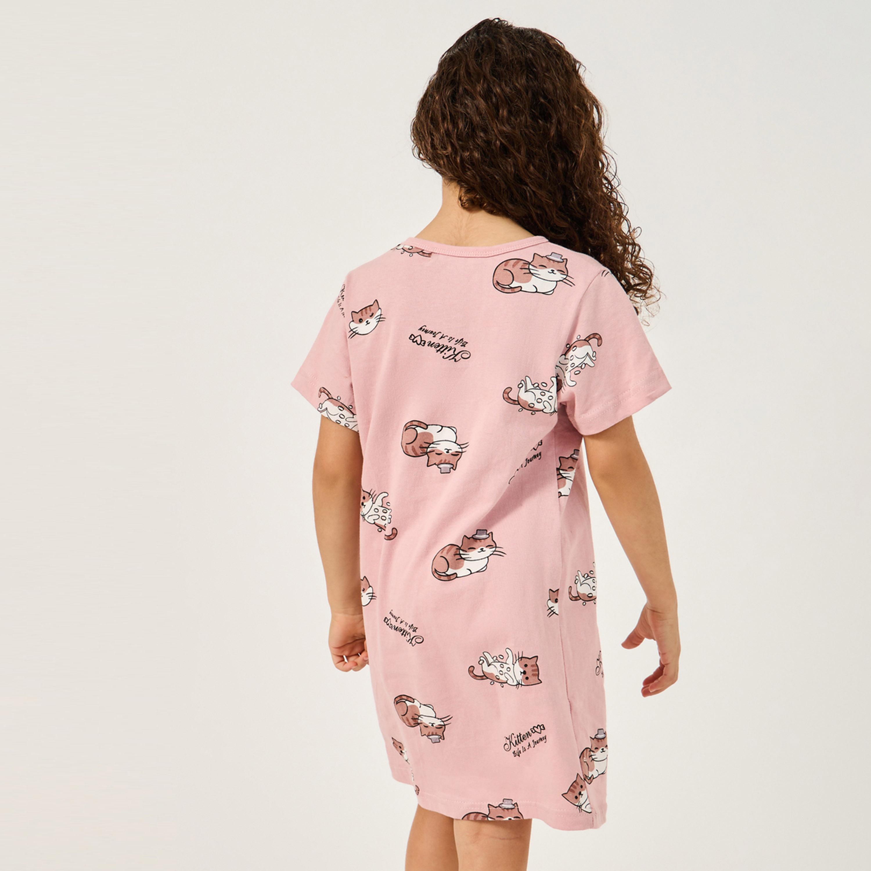 Styli toddler girls sleep dress-girls-clothing-nightwear-image-4