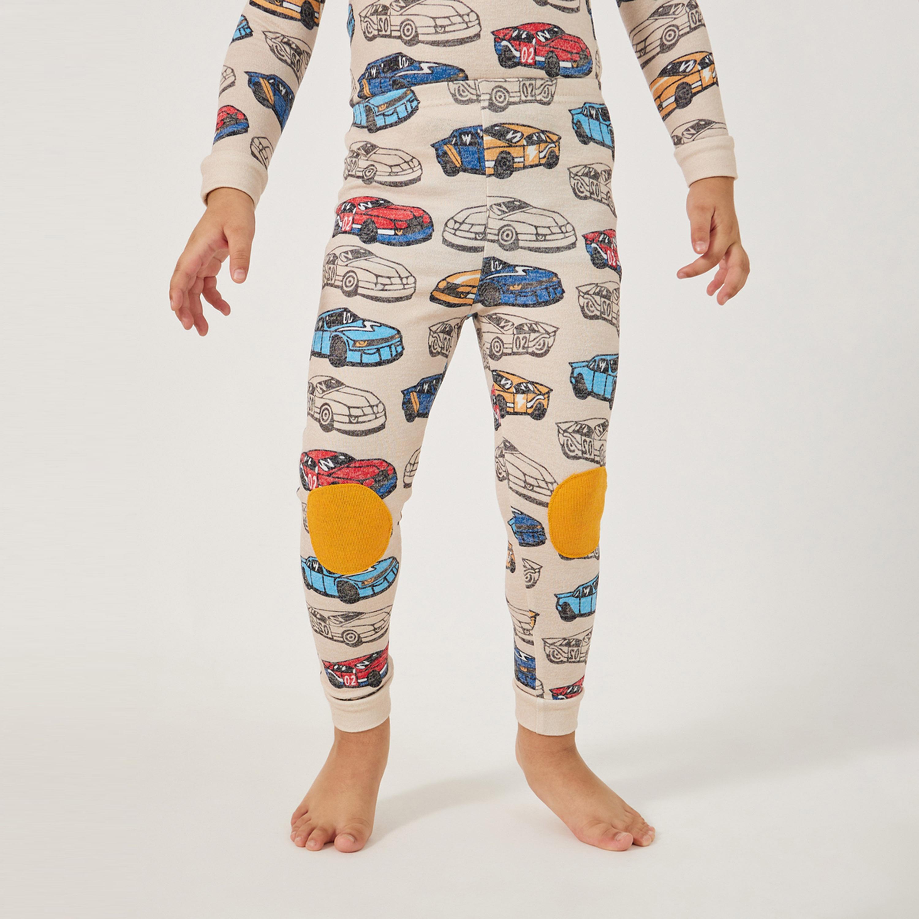 Styli Toddler Boys Car AOP PJ Set-boys-clothing-nightwear-image-5