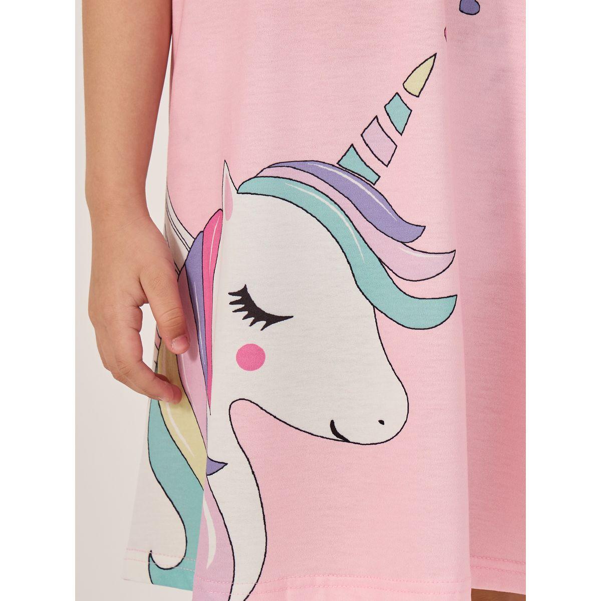 قميص نوم مطبع بطبعة وحيد القرن-girls-clothing-nightwear-image-3