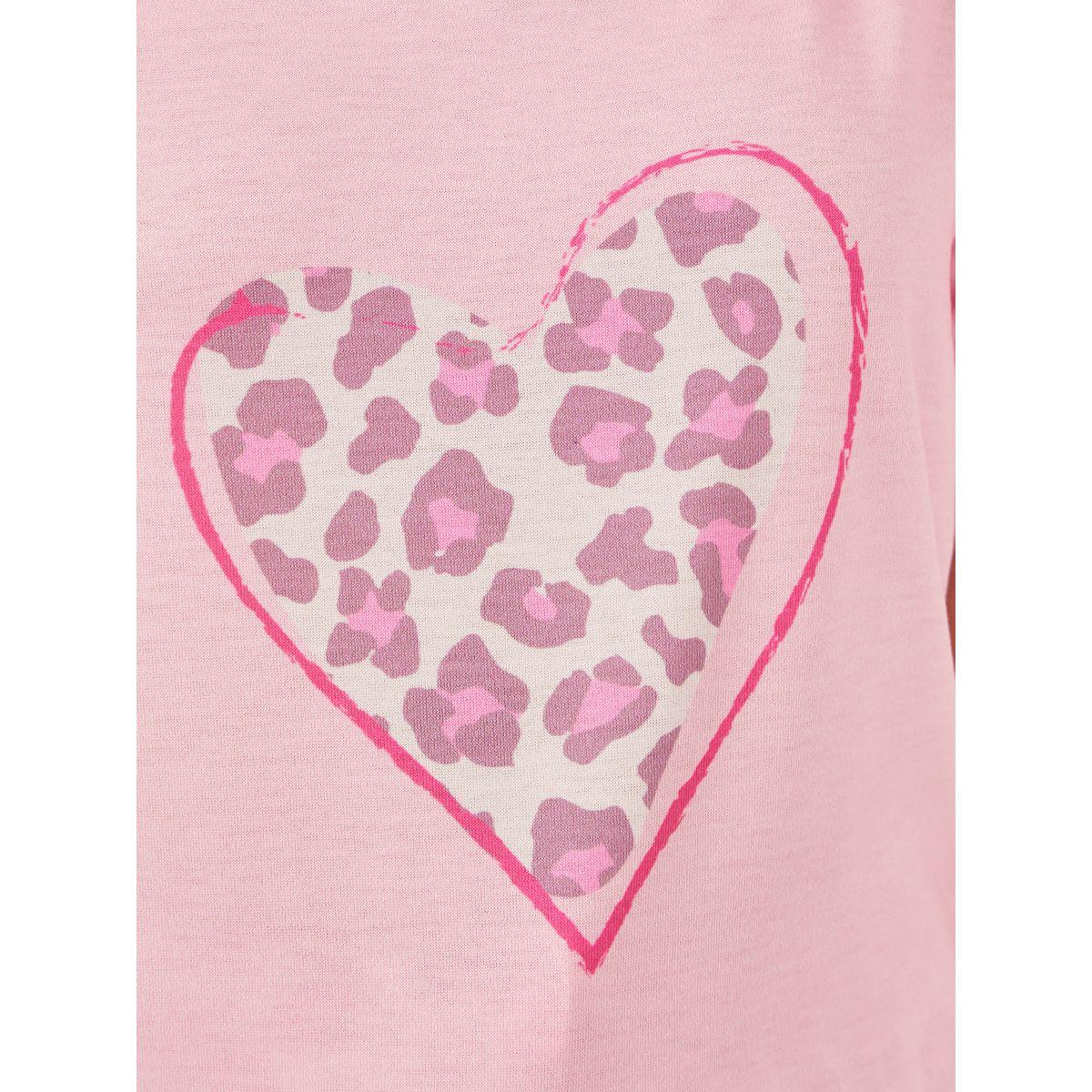طقم بيجاما من بنطال وتيشيرت بأكمام قصيرة-girls-clothing-nightwear-image-3
