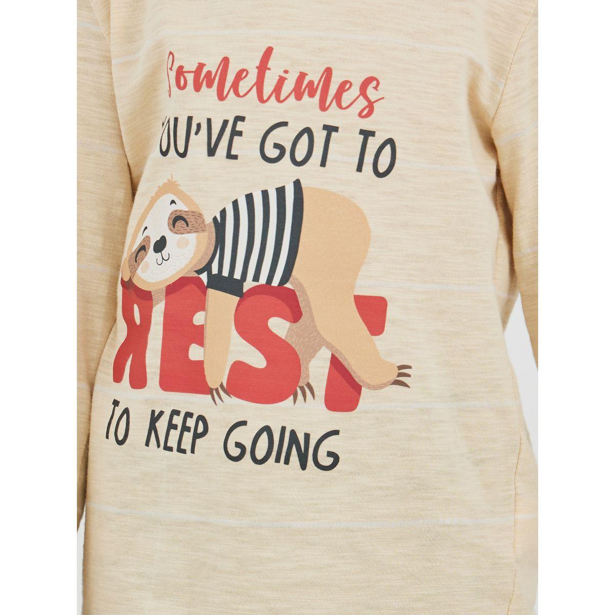 طقم بيجاما من بنطال وتيشيرت بطبعة جرافيك-boys-clothing-nightwear-image-3