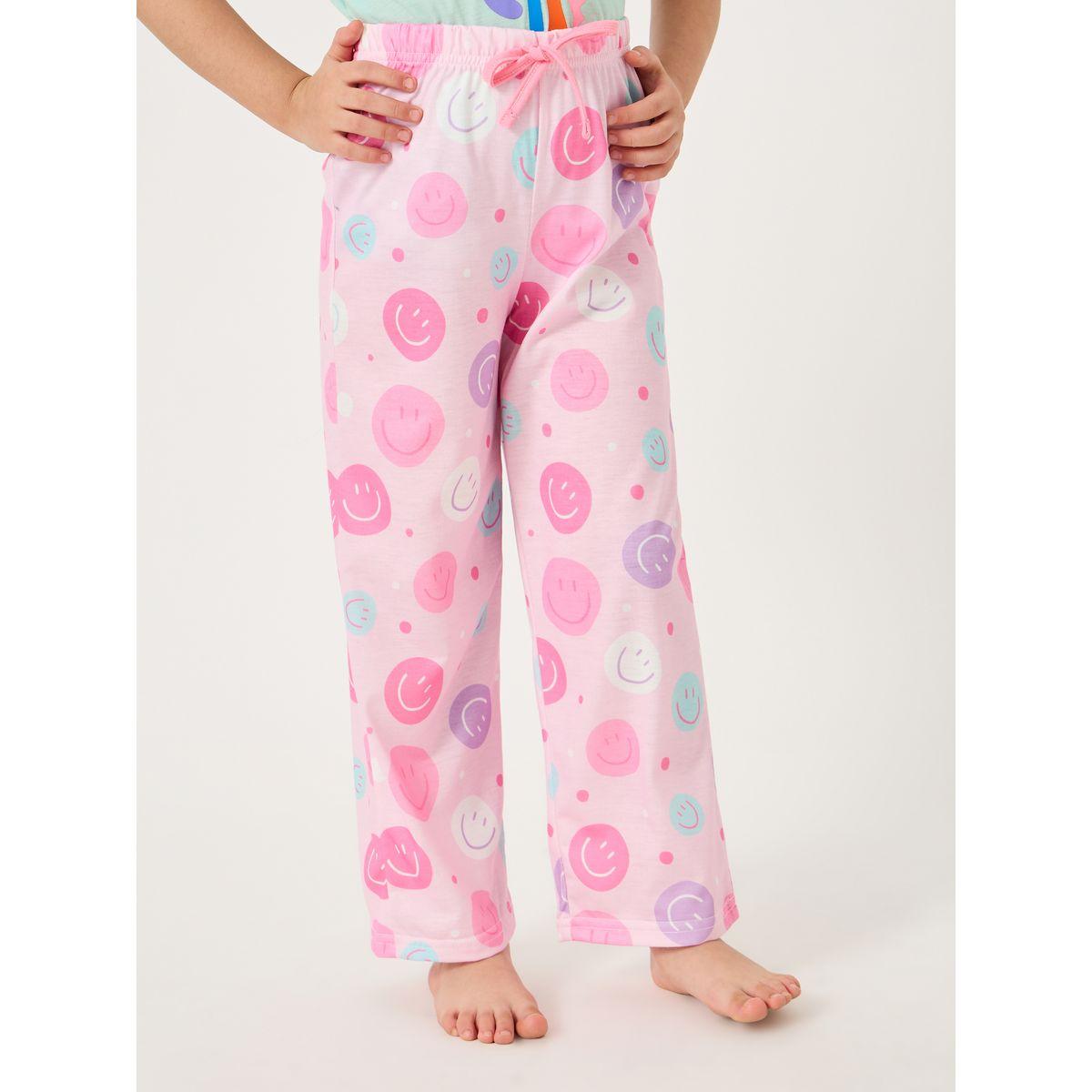 طقم بيجاما من بنطال وتيشيرت بأكمام قصيرة-girls-clothing-nightwear-image-2