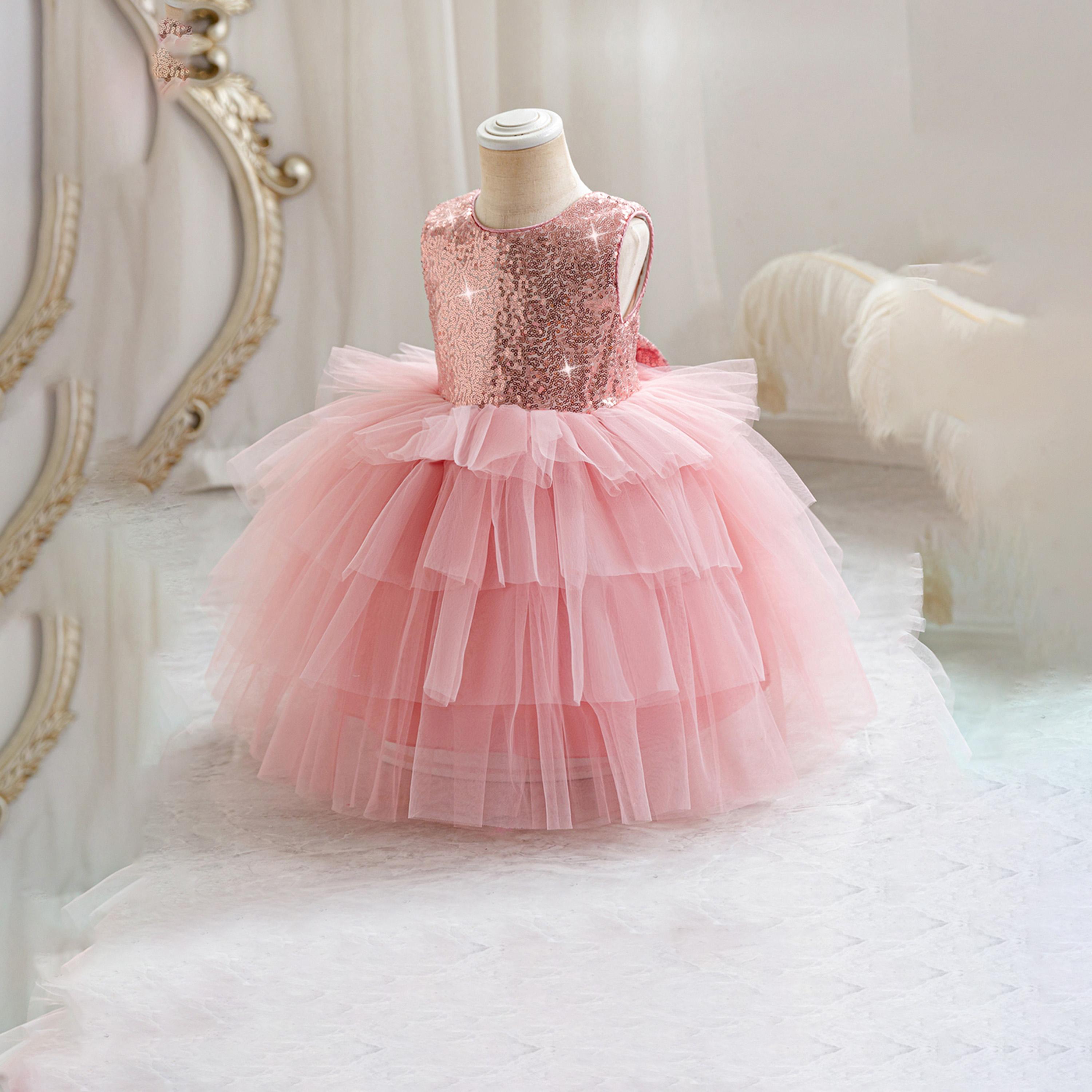 فستان بلا أكمام وطبقات شبكية مزينة بالترتر-girls-clothing-dressesandjumpsuits-image-3