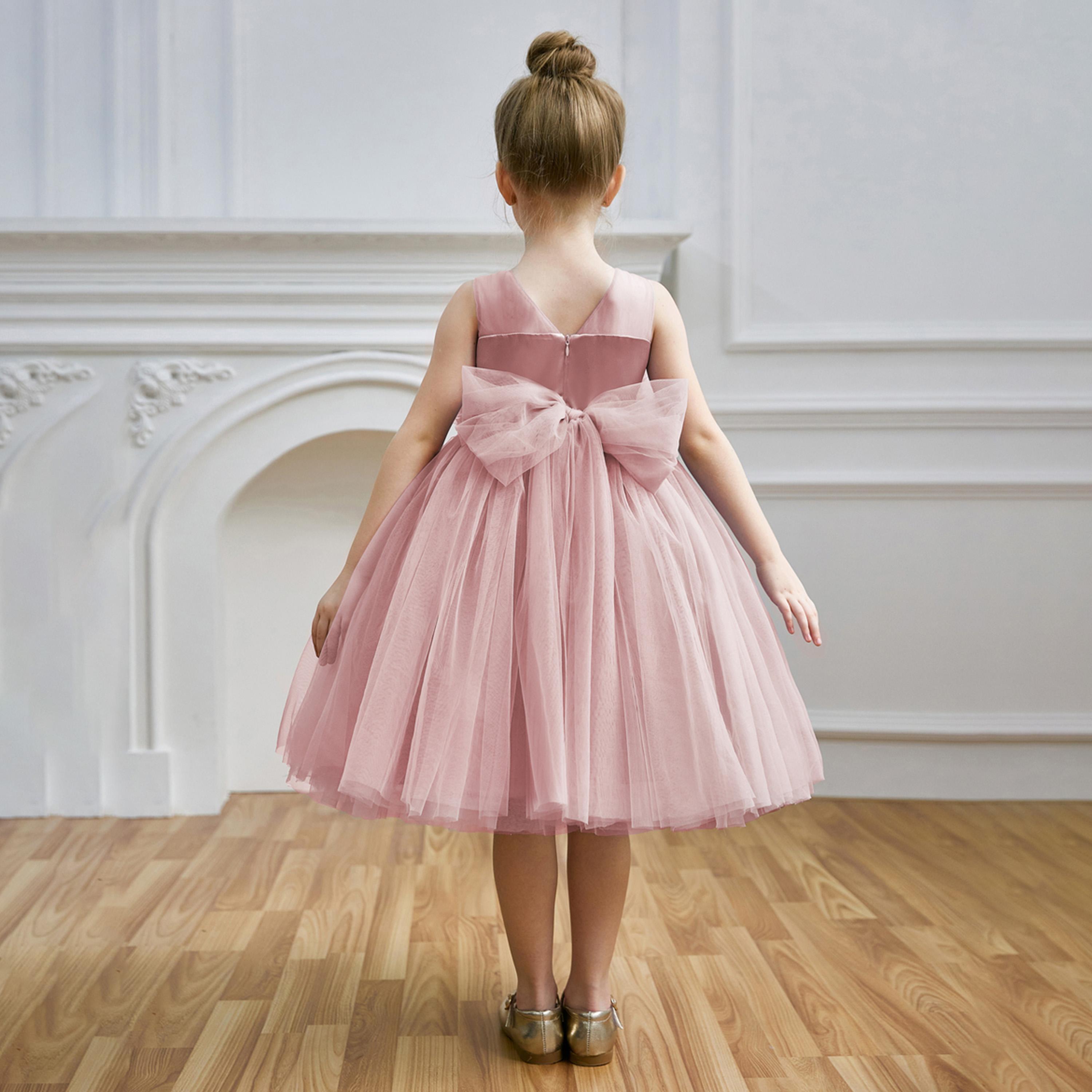 Take Two Floral Mesh Fit and Flare Sleeveless Dress-girls-clothing-dressesandjumpsuits-image-3