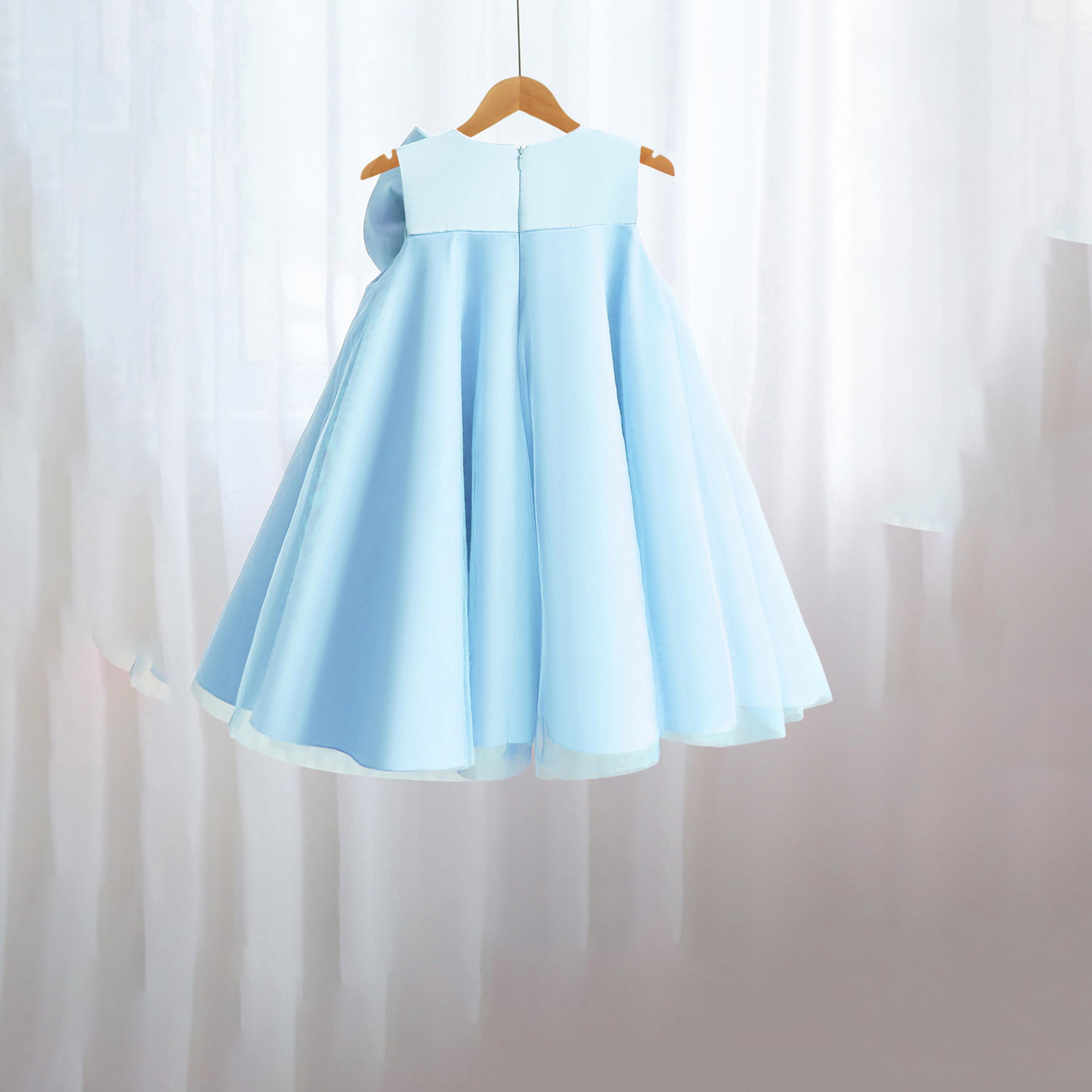 Take Two Sleeveless Mesh Dress with Bow Detail-girls-clothing-dressesandjumpsuits-image-2