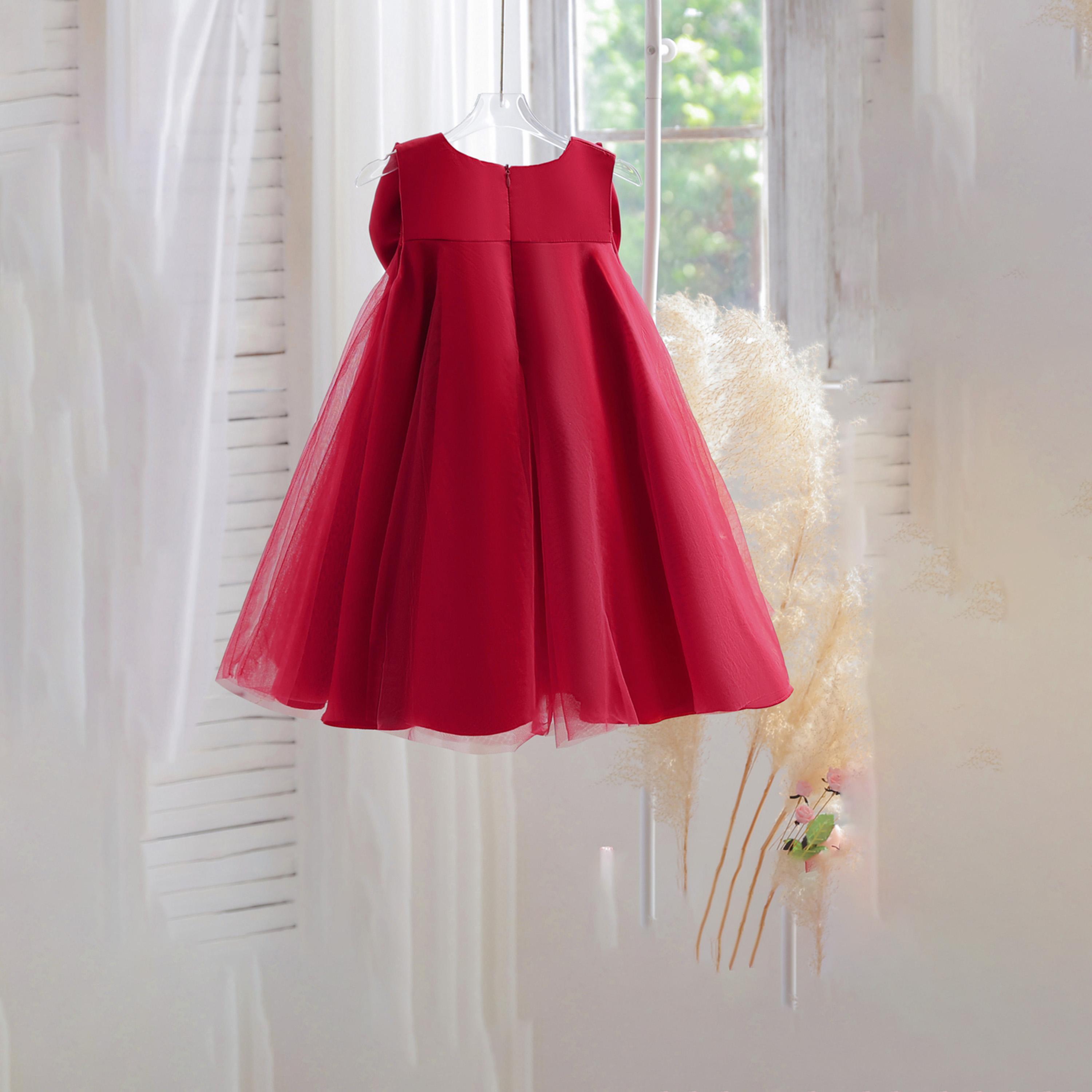 Take Two Sleeveless Mesh Dress with Bow Detail-girls-clothing-dressesandjumpsuits-image-2